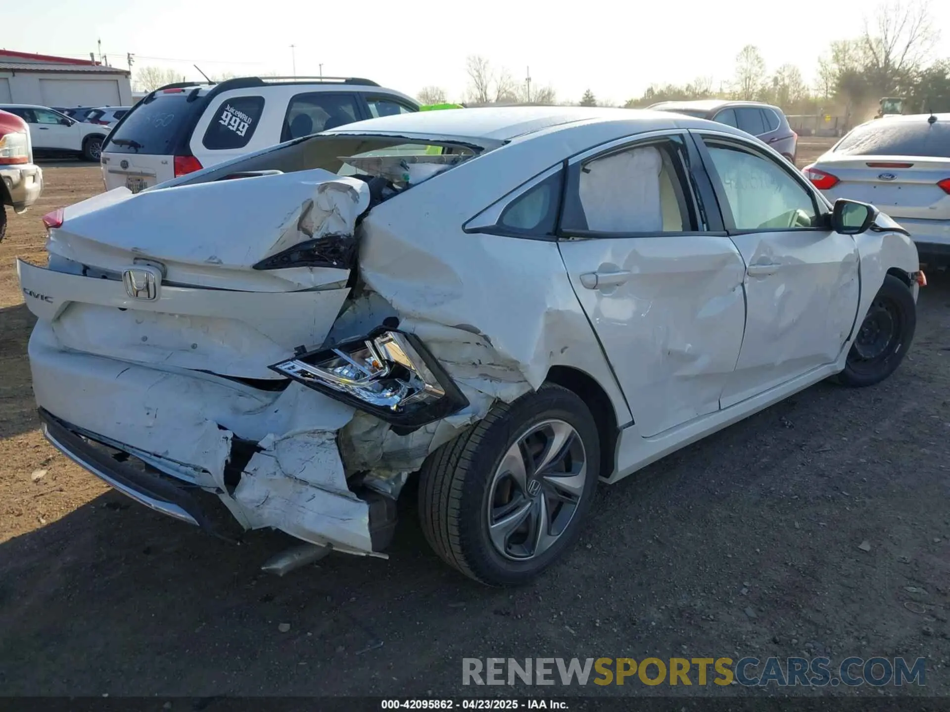 4 Photograph of a damaged car 2HGFC2F61LH568784 HONDA CIVIC 2020