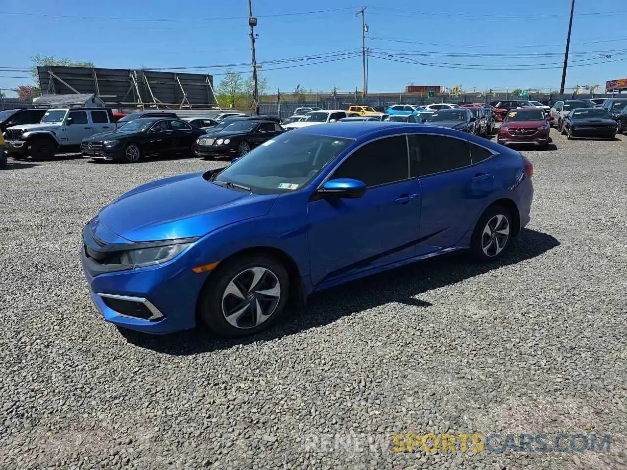 1 Photograph of a damaged car 2HGFC2F62LH520937 HONDA CIVIC 2020