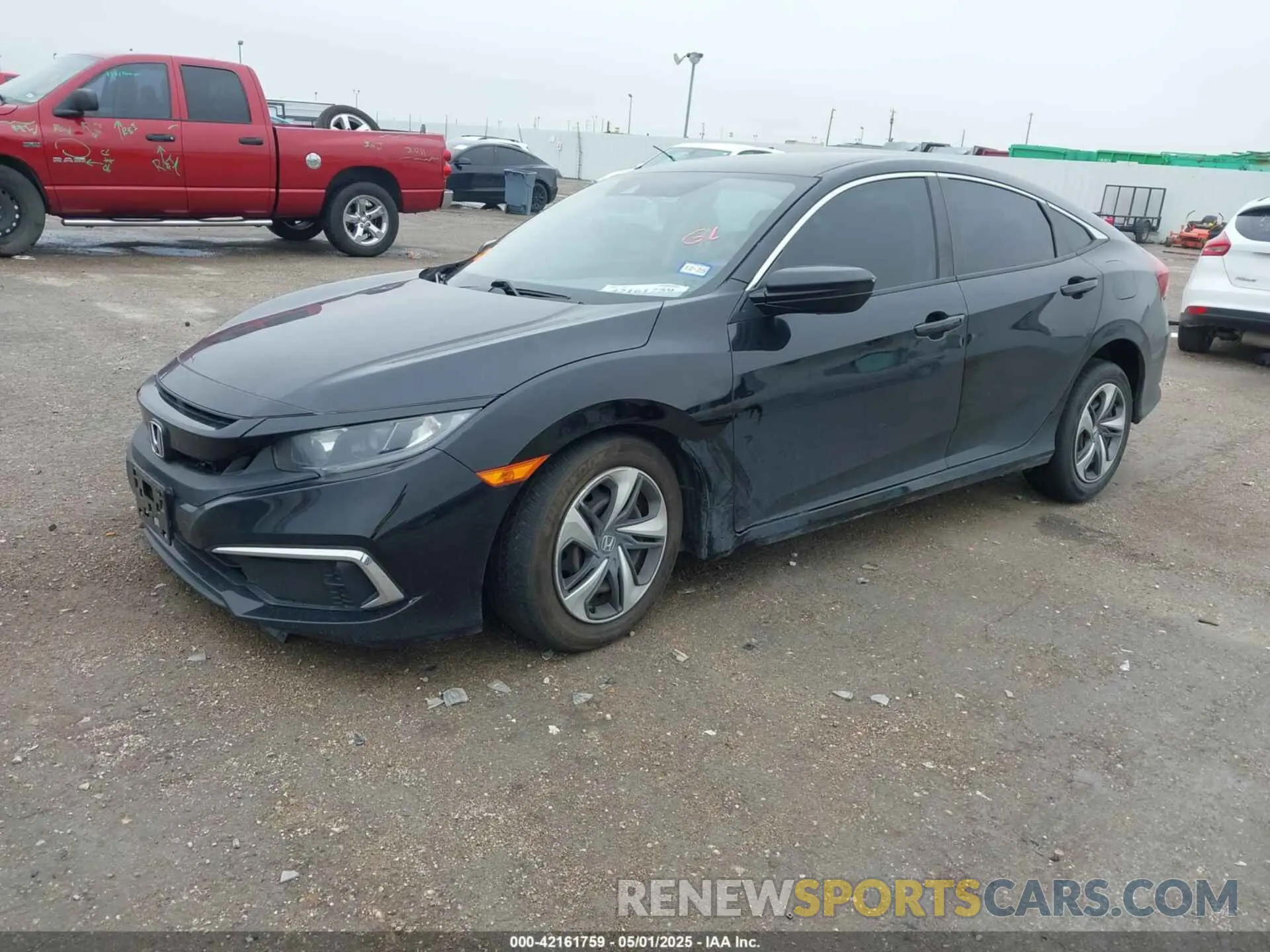 2 Photograph of a damaged car 2HGFC2F62LH532523 HONDA CIVIC 2020