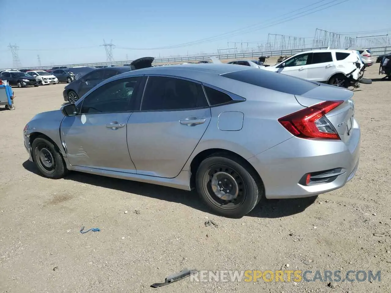 2 Photograph of a damaged car 2HGFC2F62LH534353 HONDA CIVIC 2020