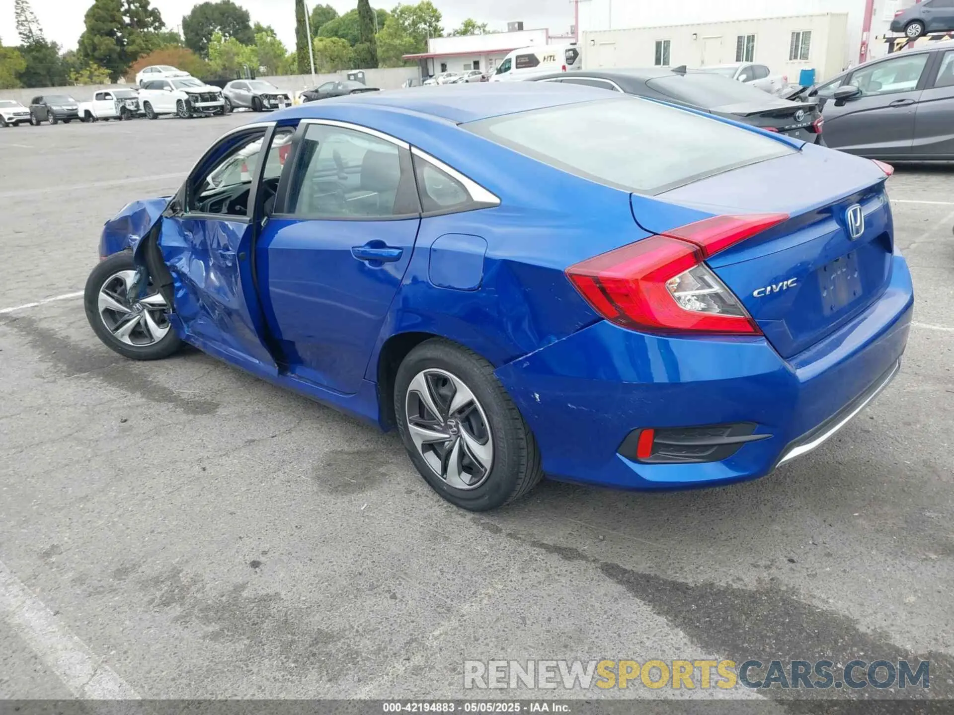 3 Photograph of a damaged car 2HGFC2F62LH547118 HONDA CIVIC 2020