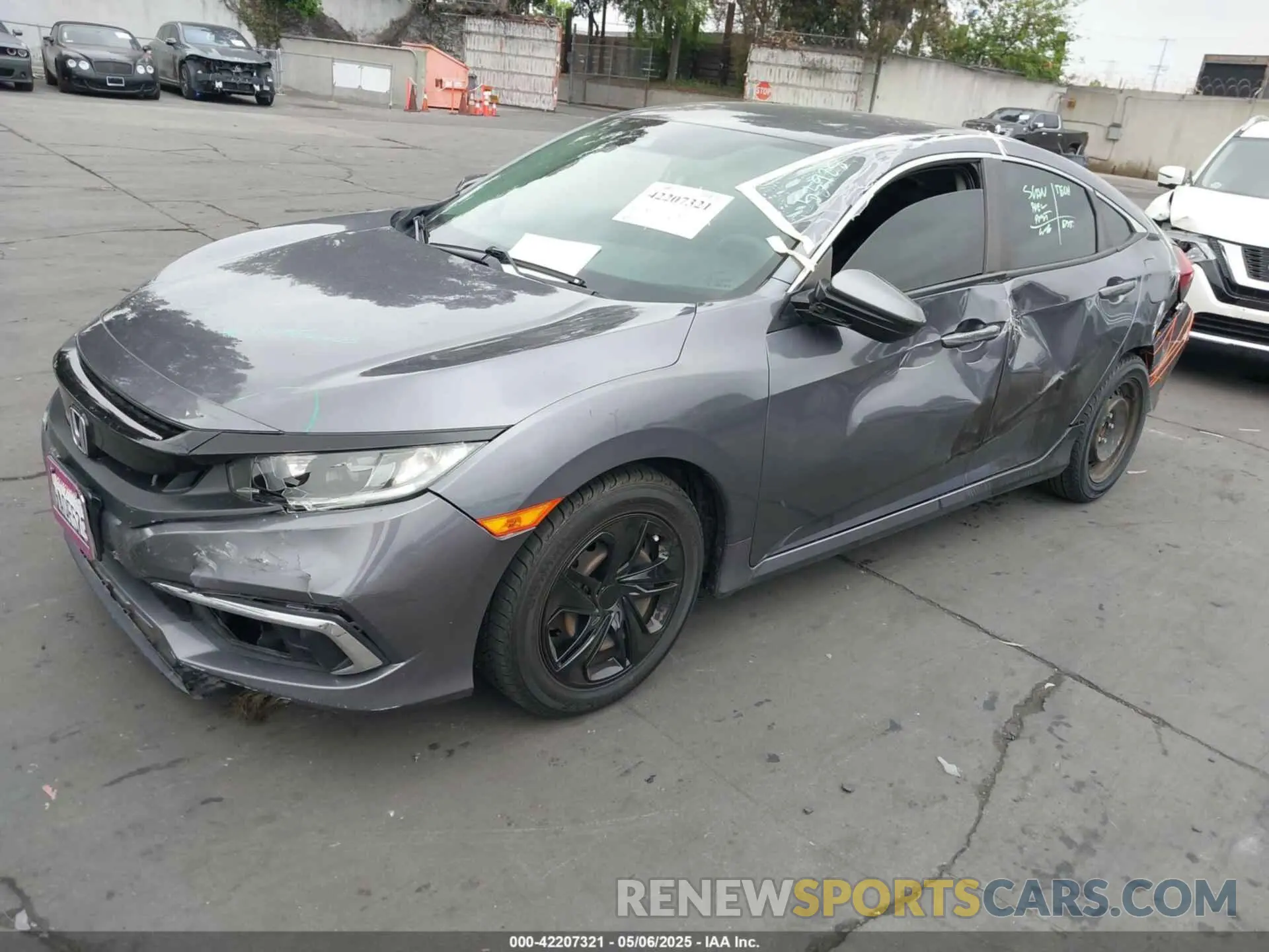 2 Photograph of a damaged car 2HGFC2F62LH547572 HONDA CIVIC 2020