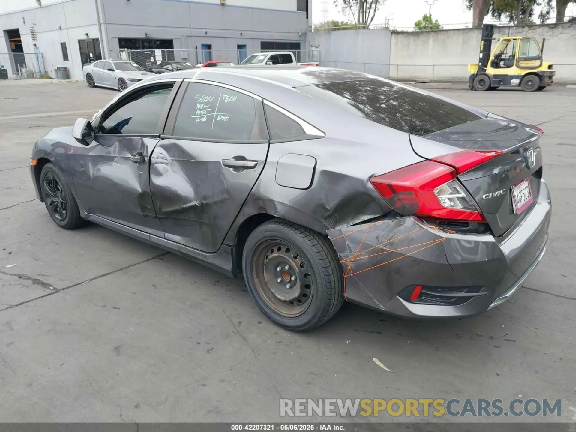 3 Photograph of a damaged car 2HGFC2F62LH547572 HONDA CIVIC 2020