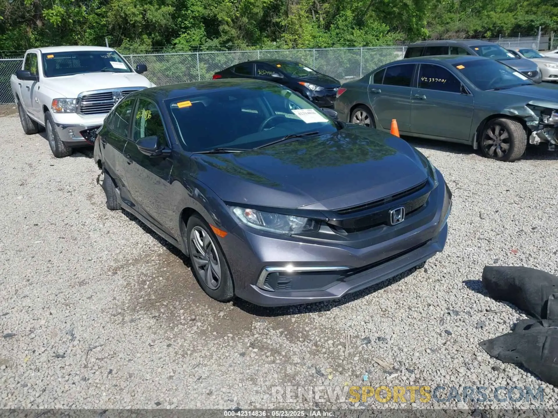 1 Фотография поврежденного автомобиля 2HGFC2F62LH555607 HONDA CIVIC 2020