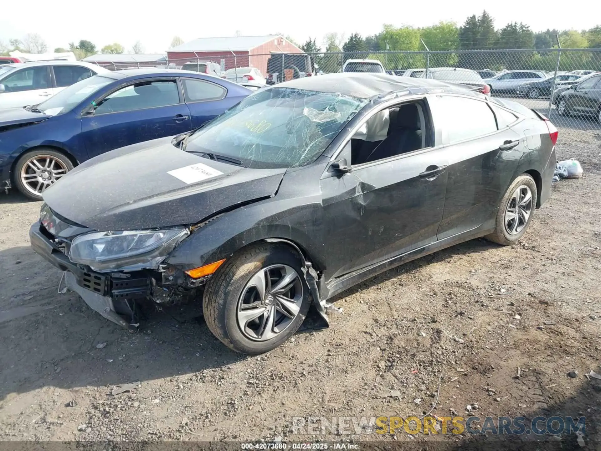 2 Фотография поврежденного автомобиля 2HGFC2F62LH589014 HONDA CIVIC 2020