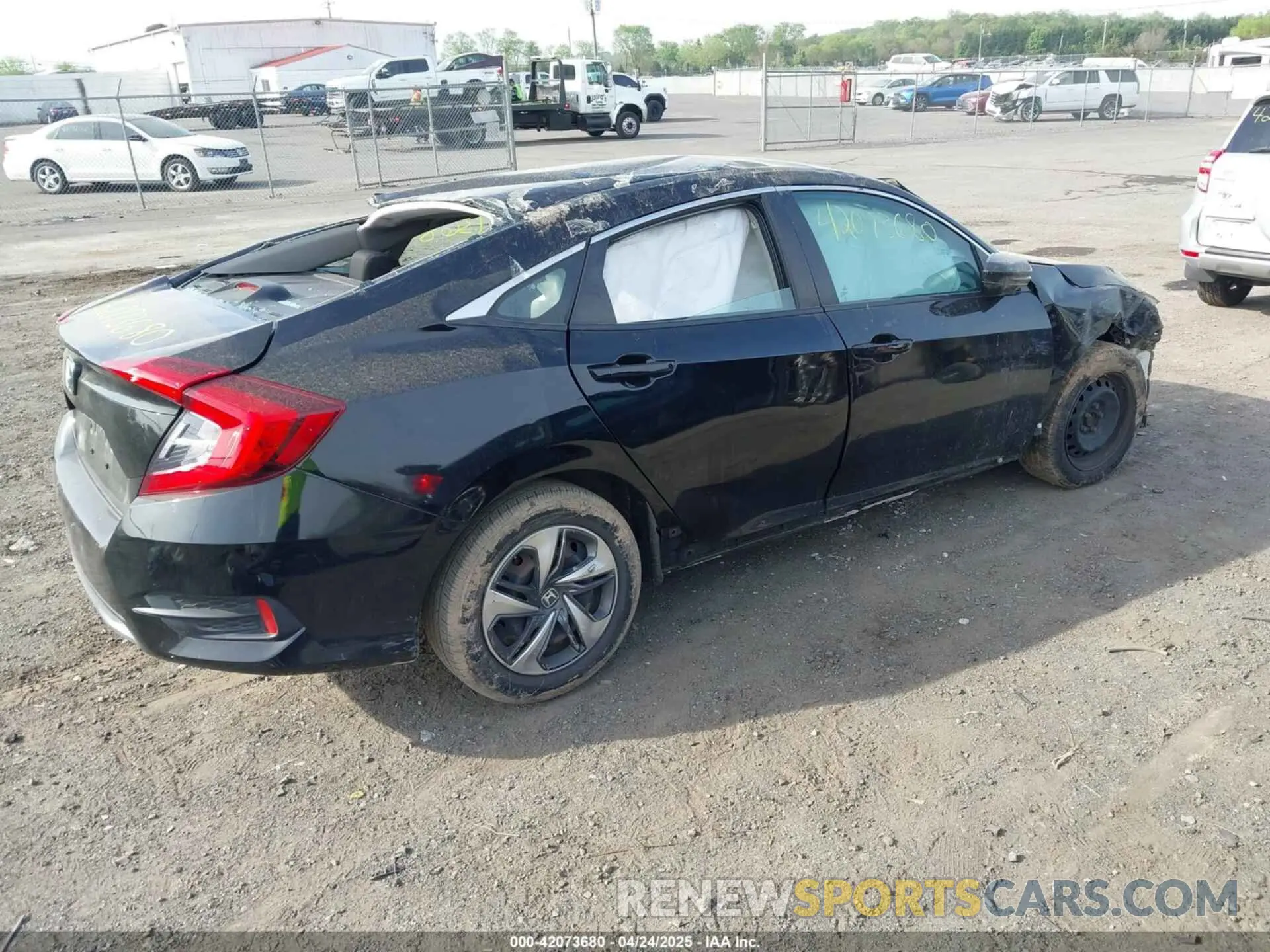 4 Фотография поврежденного автомобиля 2HGFC2F62LH589014 HONDA CIVIC 2020