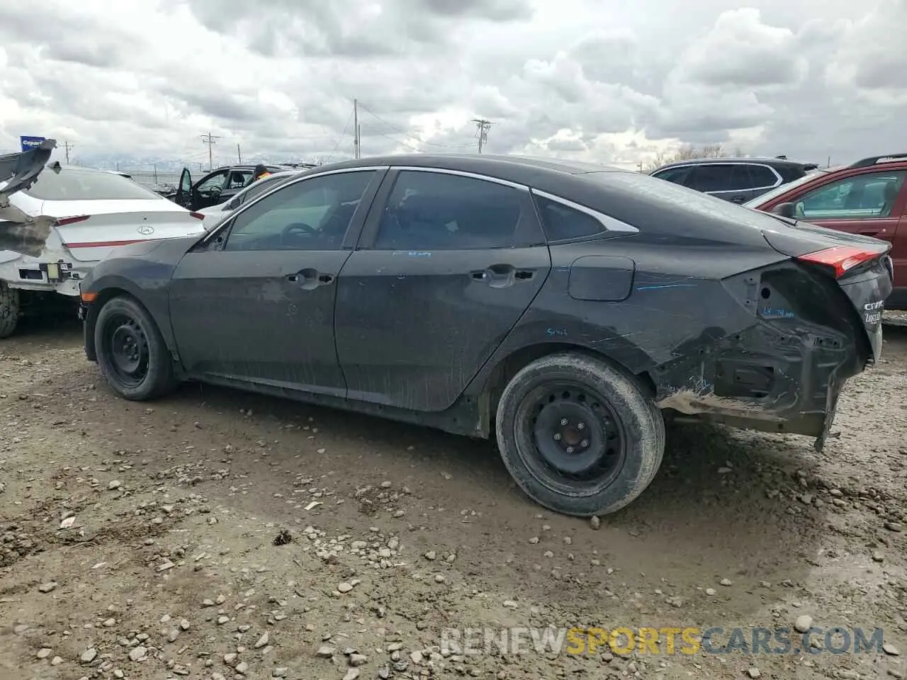2 Photograph of a damaged car 2HGFC2F62LH594407 HONDA CIVIC 2020