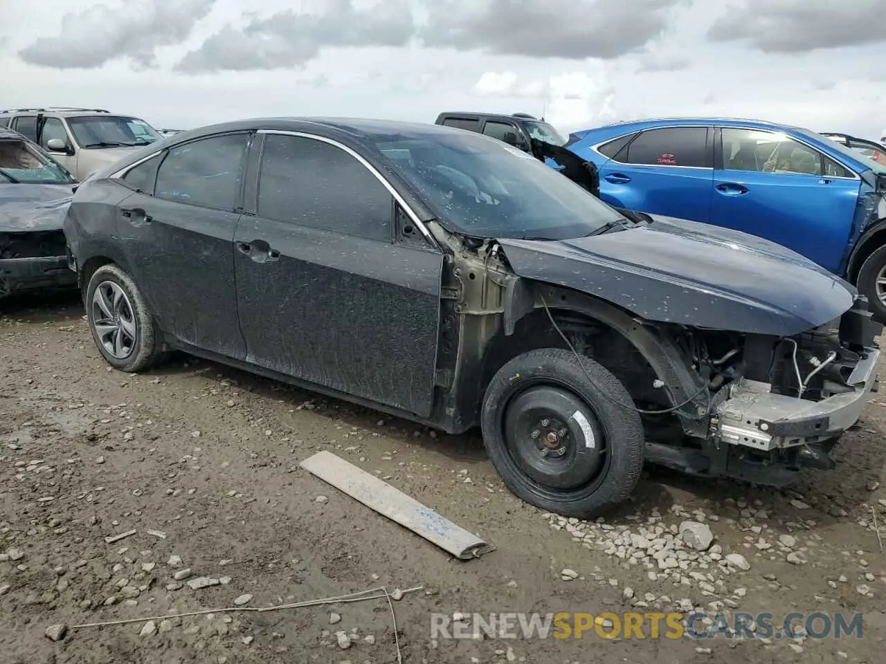 4 Photograph of a damaged car 2HGFC2F62LH594407 HONDA CIVIC 2020