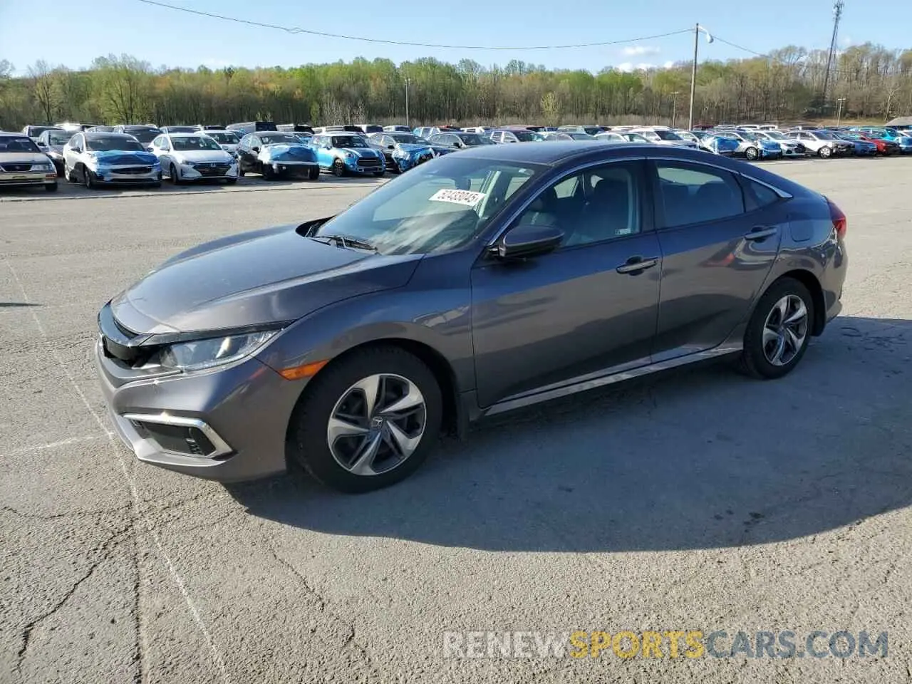 1 Photograph of a damaged car 2HGFC2F63LH520722 HONDA CIVIC 2020
