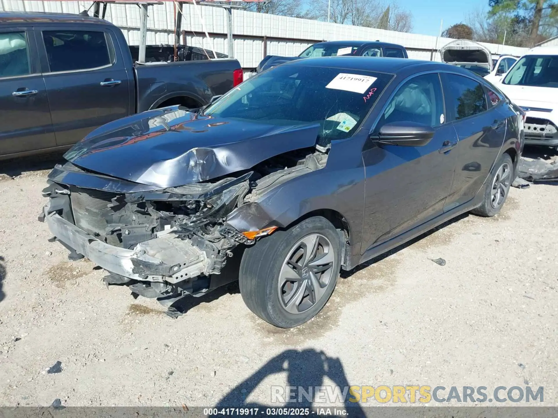 2 Photograph of a damaged car 2HGFC2F63LH550576 HONDA CIVIC 2020