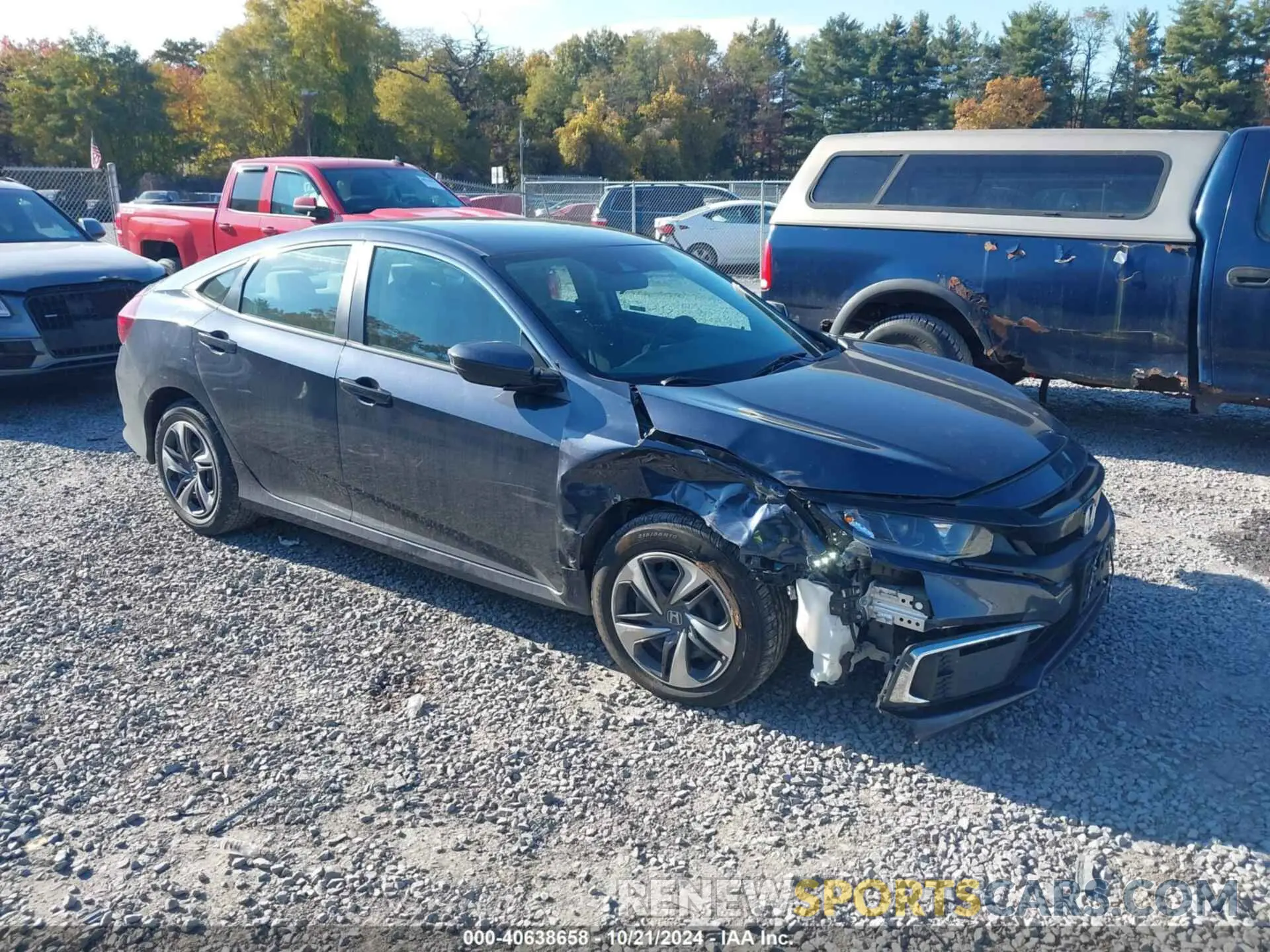 1 Photograph of a damaged car 2HGFC2F63LH562050 HONDA CIVIC 2020