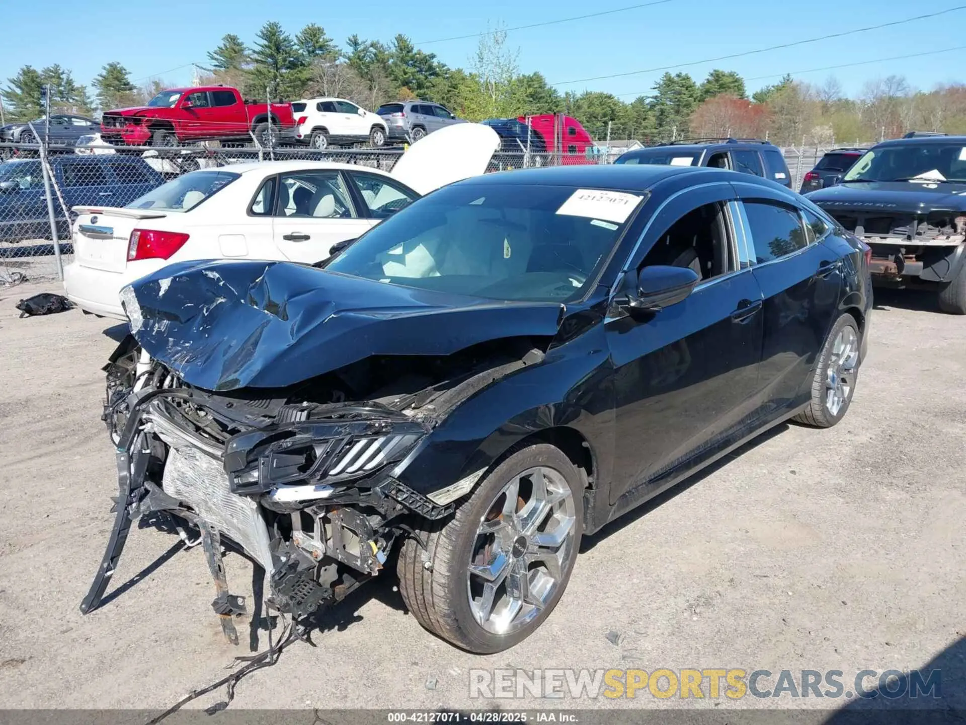 2 Photograph of a damaged car 2HGFC2F63LH563327 HONDA CIVIC 2020