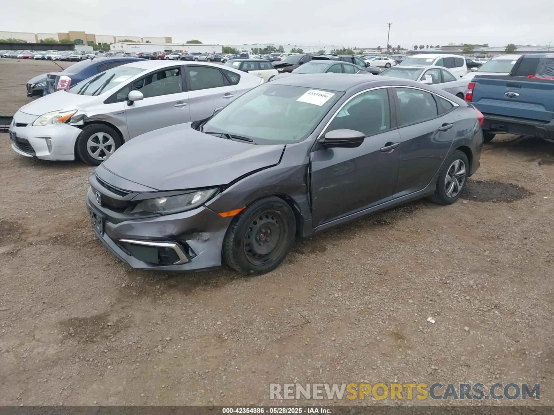 2 Фотография поврежденного автомобиля 2HGFC2F63LH567698 HONDA CIVIC 2020