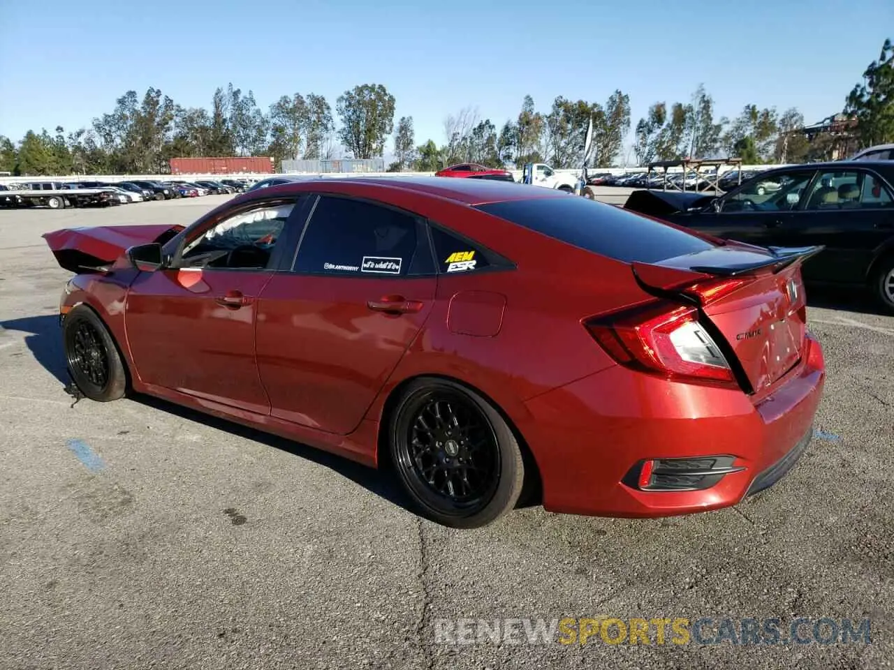 2 Photograph of a damaged car 2HGFC2F63LH588132 HONDA CIVIC 2020