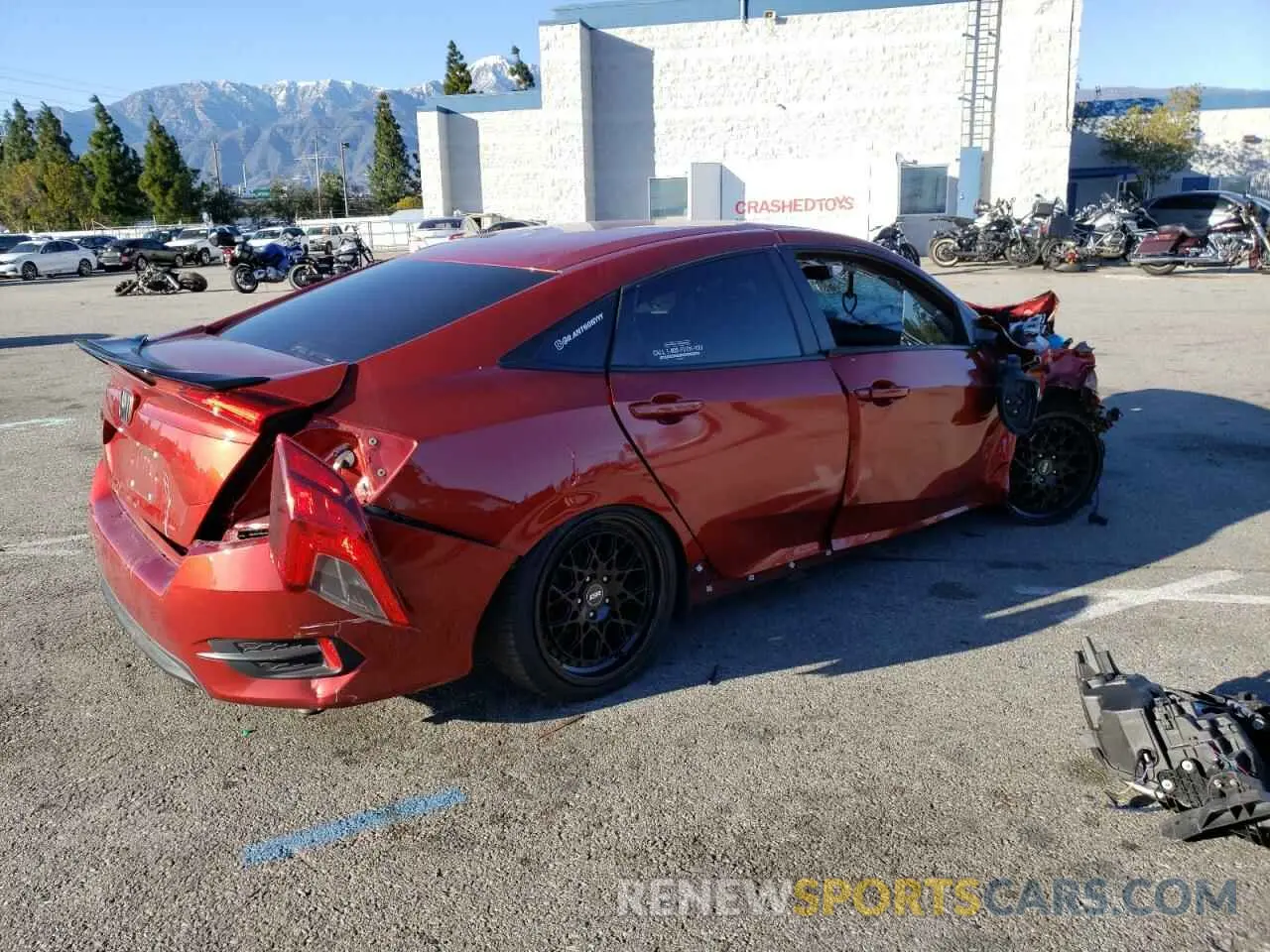3 Photograph of a damaged car 2HGFC2F63LH588132 HONDA CIVIC 2020