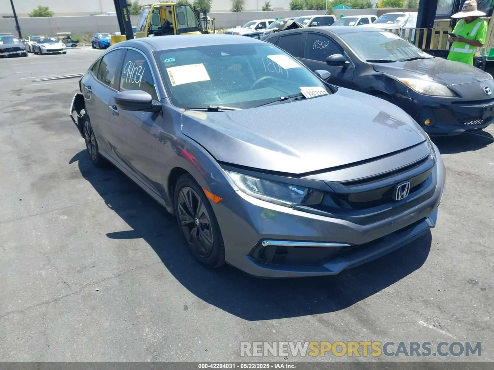 1 Photograph of a damaged car 2HGFC2F64LH512550 HONDA CIVIC 2020