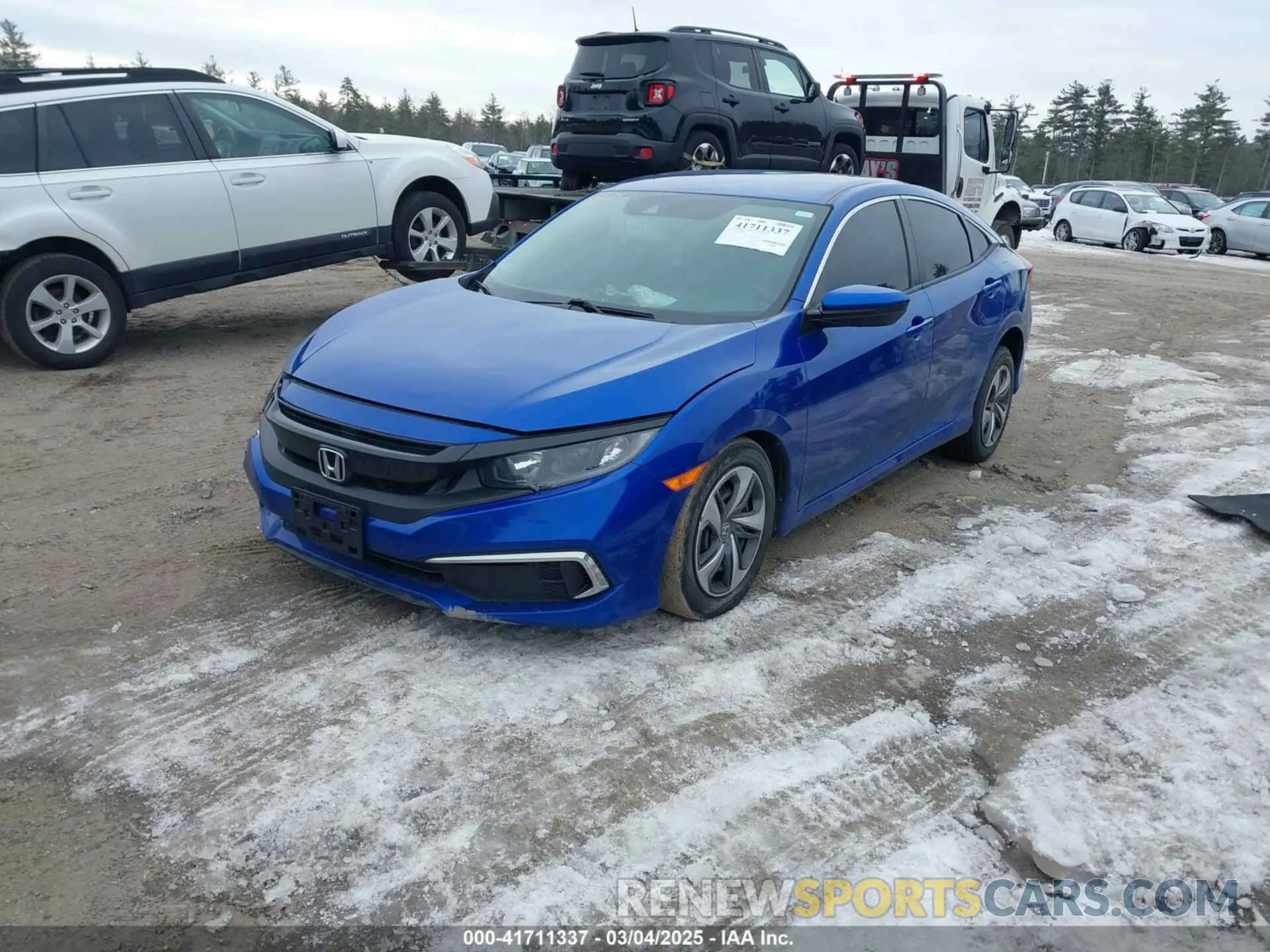 2 Photograph of a damaged car 2HGFC2F64LH514640 HONDA CIVIC 2020