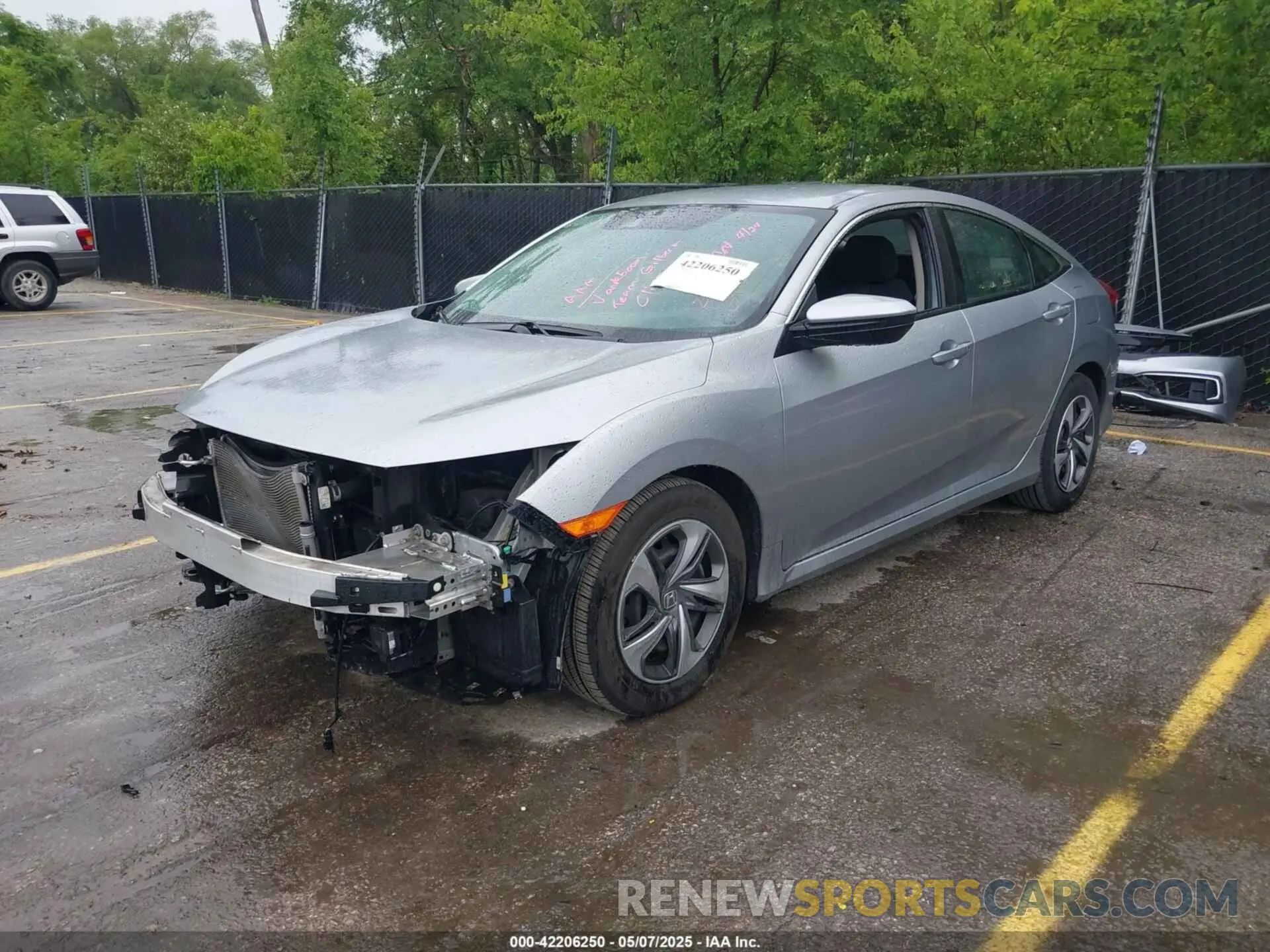 2 Photograph of a damaged car 2HGFC2F64LH516064 HONDA CIVIC 2020