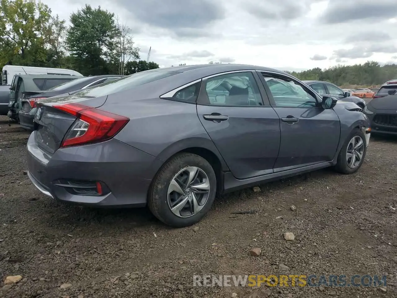 3 Photograph of a damaged car 2HGFC2F64LH555690 HONDA CIVIC 2020