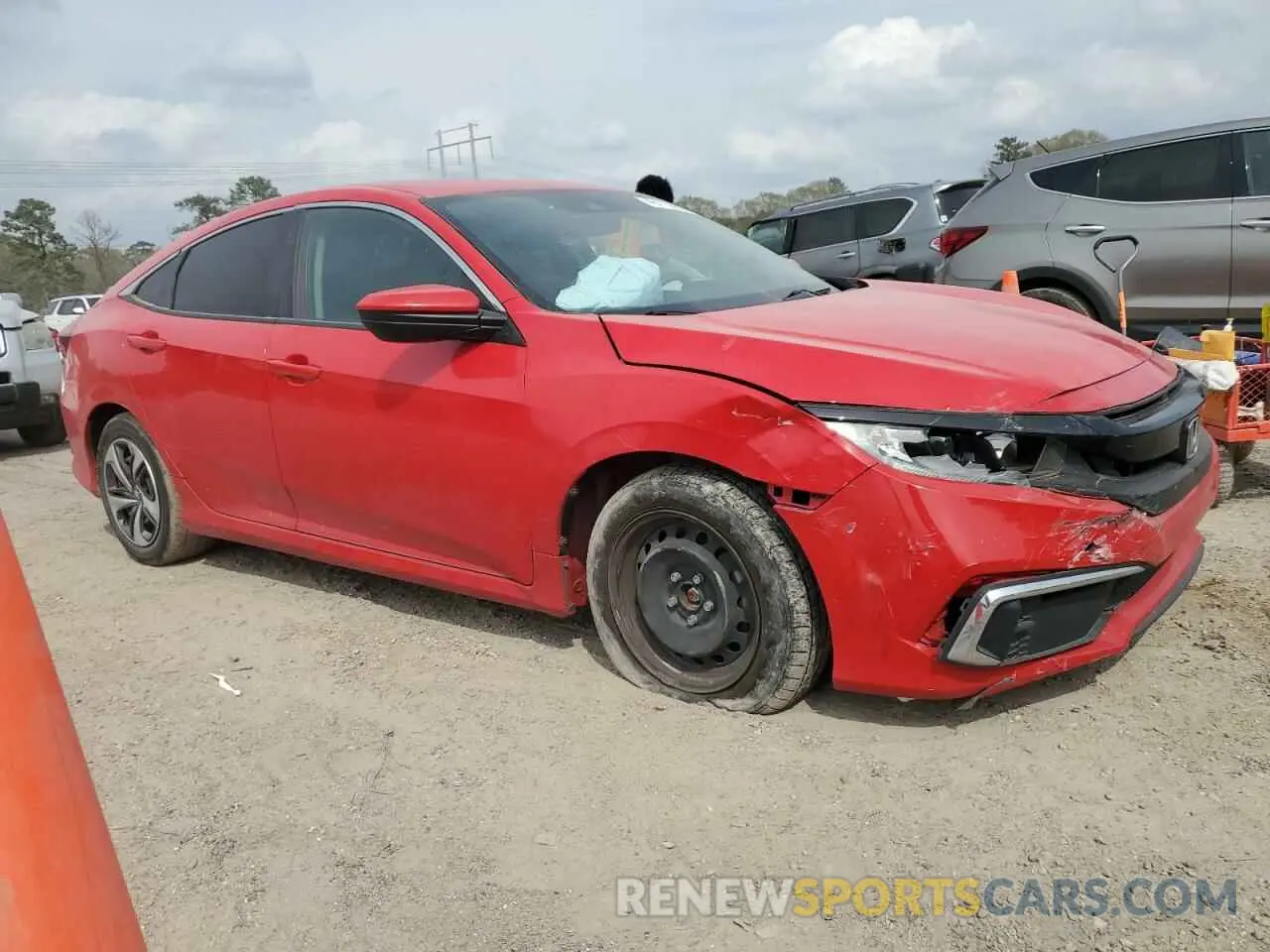 4 Фотография поврежденного автомобиля 2HGFC2F64LH562834 HONDA CIVIC 2020