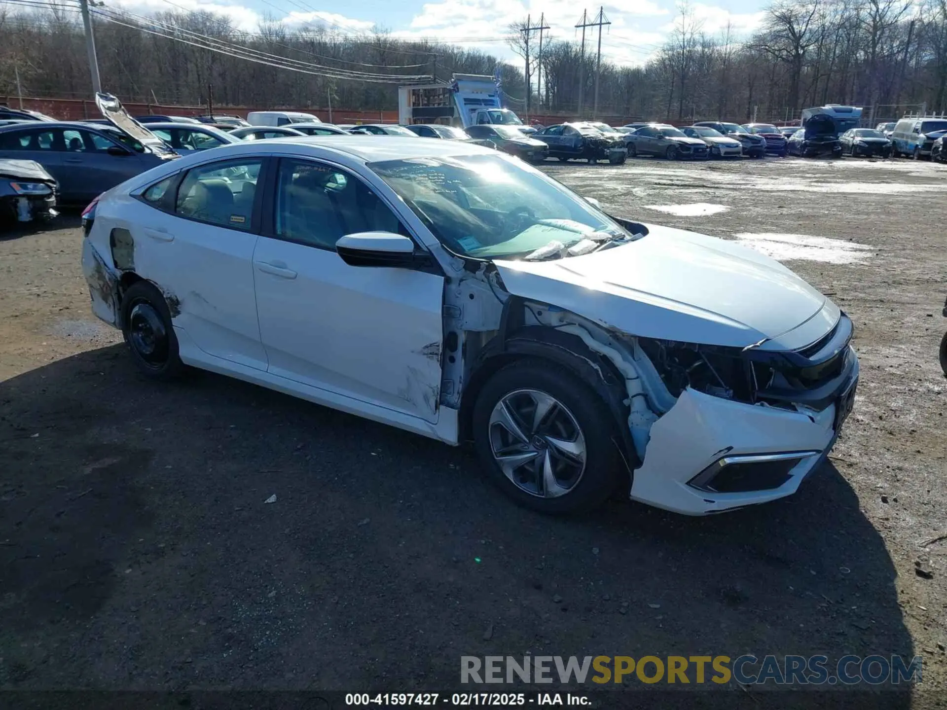 1 Photograph of a damaged car 2HGFC2F64LH568374 HONDA CIVIC 2020