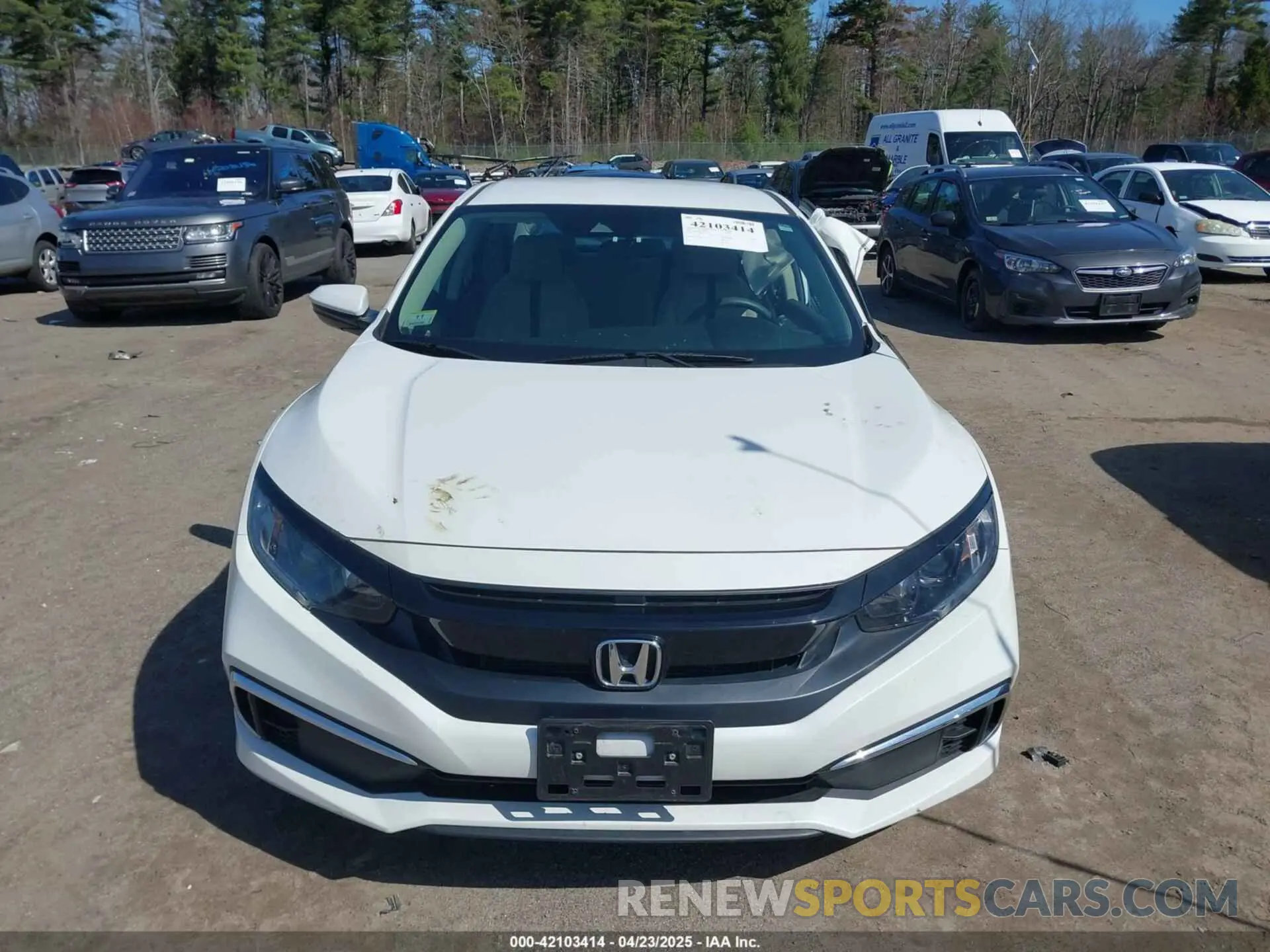 13 Photograph of a damaged car 2HGFC2F64LH578421 HONDA CIVIC 2020
