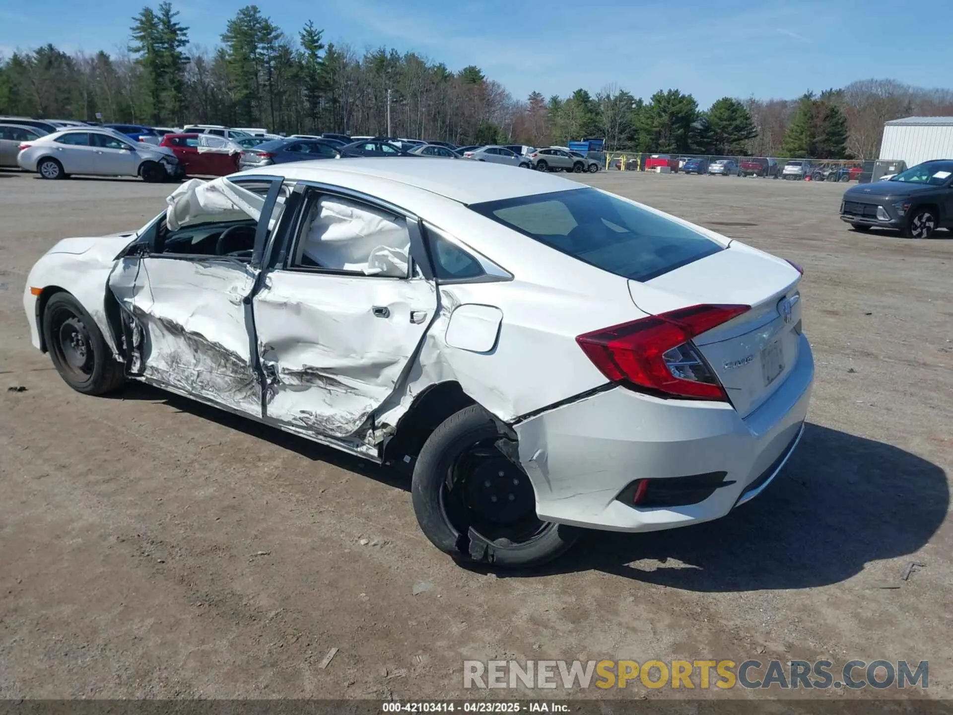 3 Photograph of a damaged car 2HGFC2F64LH578421 HONDA CIVIC 2020