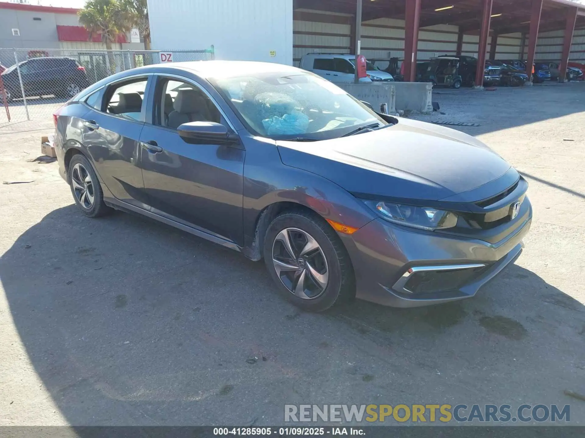 1 Photograph of a damaged car 2HGFC2F64LH581786 HONDA CIVIC 2020