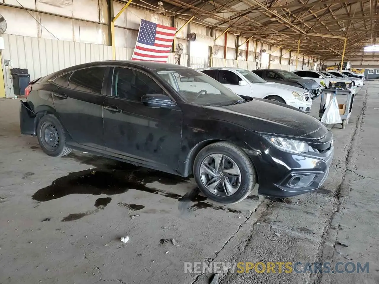 4 Photograph of a damaged car 2HGFC2F65LH589007 HONDA CIVIC 2020