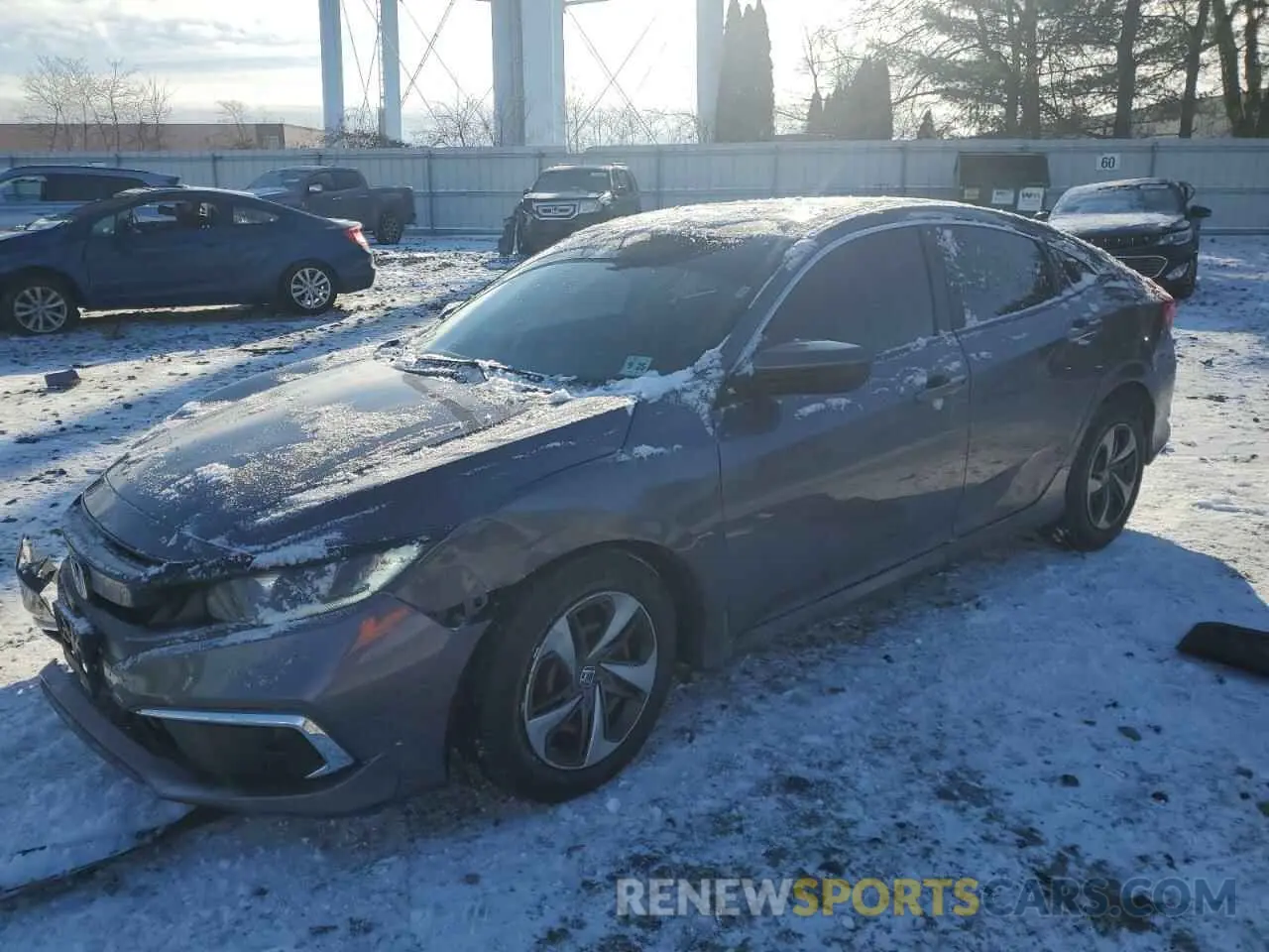 1 Photograph of a damaged car 2HGFC2F66LH530273 HONDA CIVIC 2020