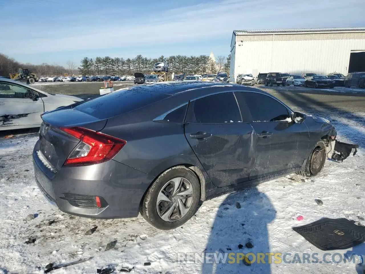 3 Photograph of a damaged car 2HGFC2F66LH530273 HONDA CIVIC 2020
