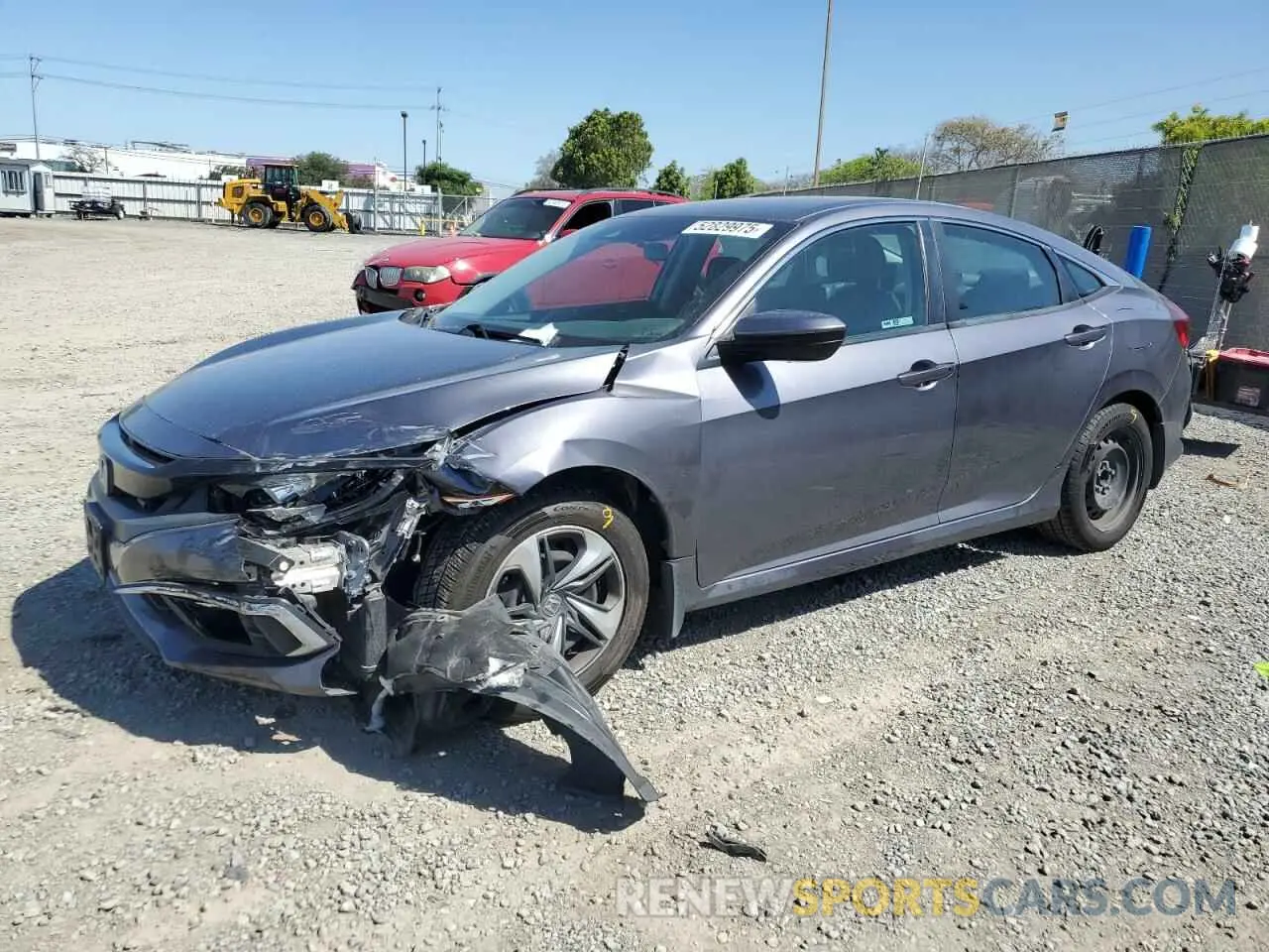 1 Photograph of a damaged car 2HGFC2F66LH542018 HONDA CIVIC 2020