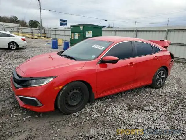 1 Photograph of a damaged car 2HGFC2F66LH560194 HONDA CIVIC 2020
