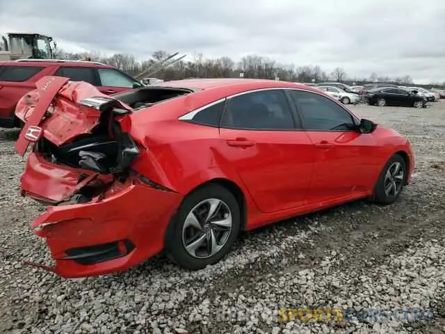 3 Photograph of a damaged car 2HGFC2F66LH560194 HONDA CIVIC 2020
