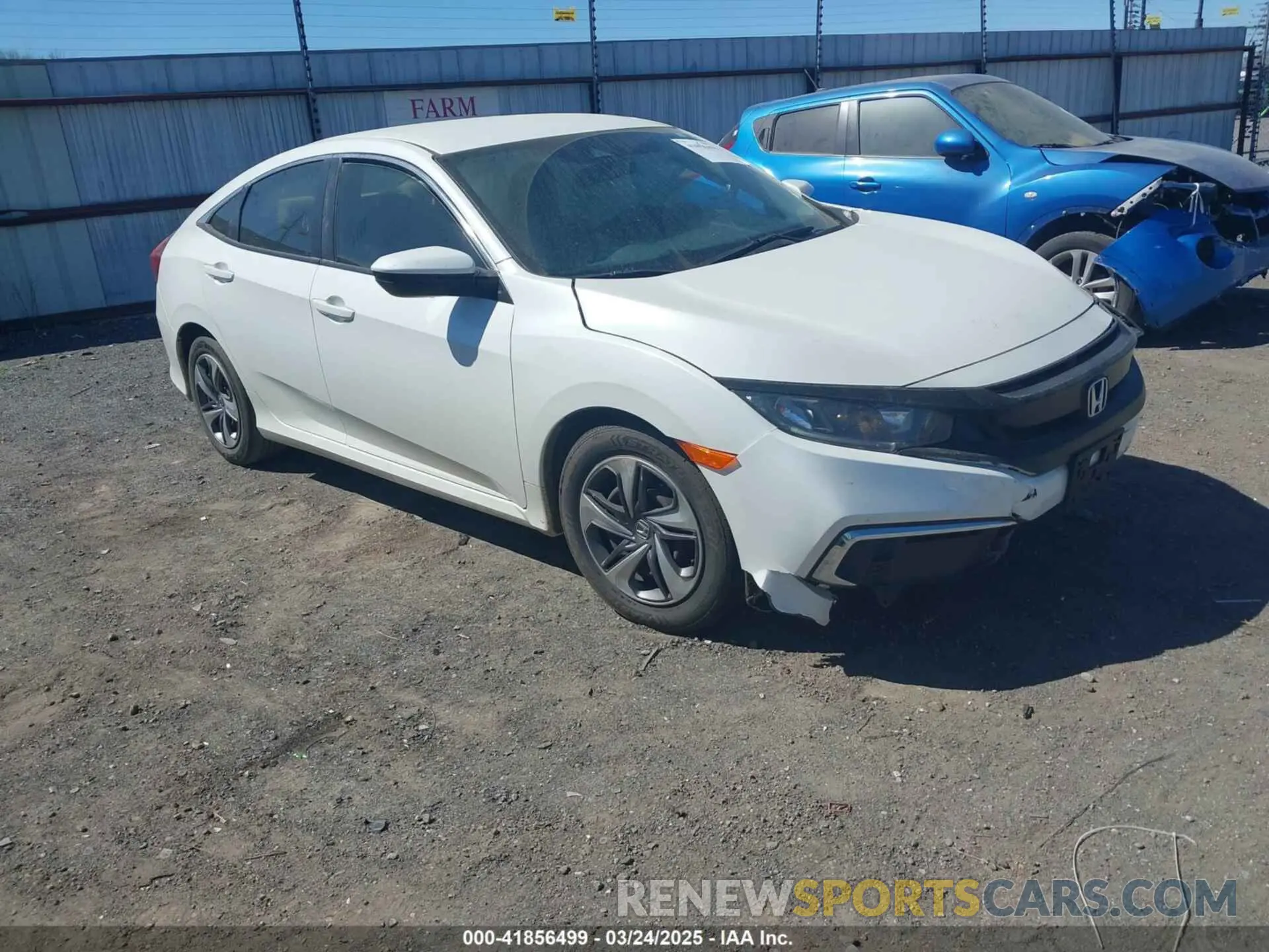 1 Photograph of a damaged car 2HGFC2F66LH568747 HONDA CIVIC 2020