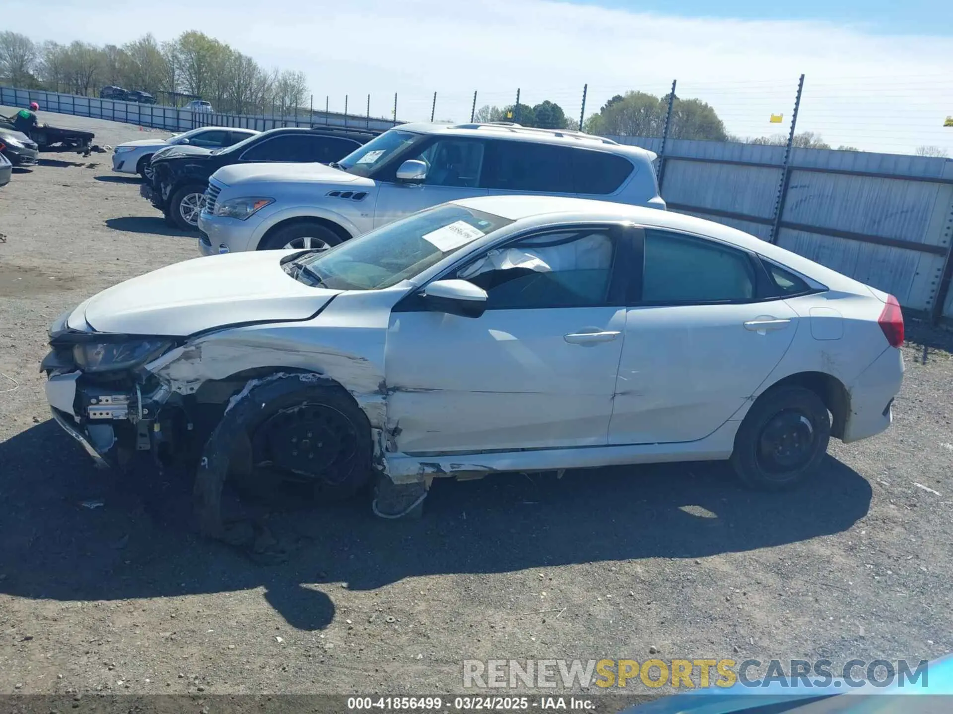 13 Photograph of a damaged car 2HGFC2F66LH568747 HONDA CIVIC 2020
