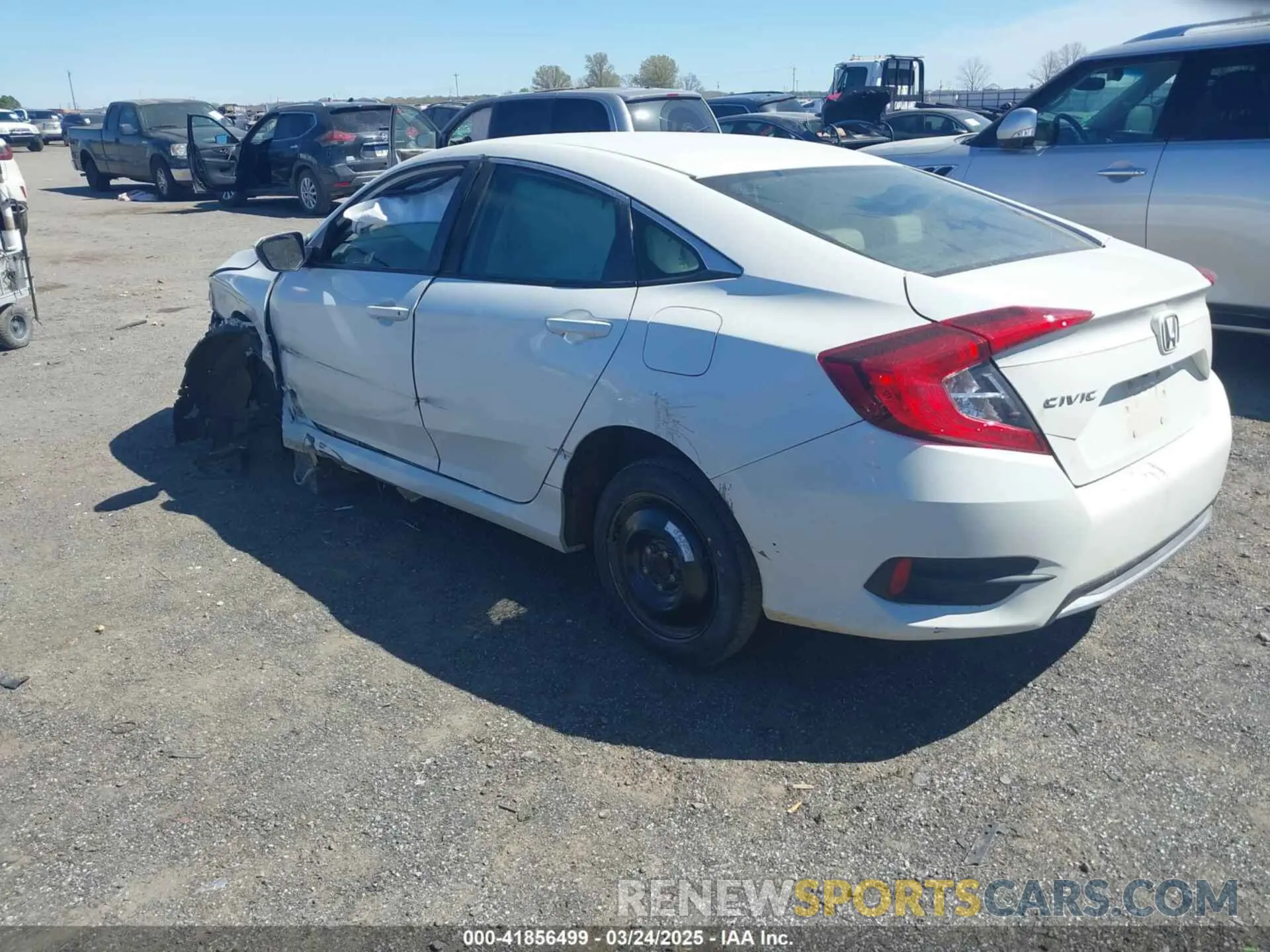 3 Photograph of a damaged car 2HGFC2F66LH568747 HONDA CIVIC 2020