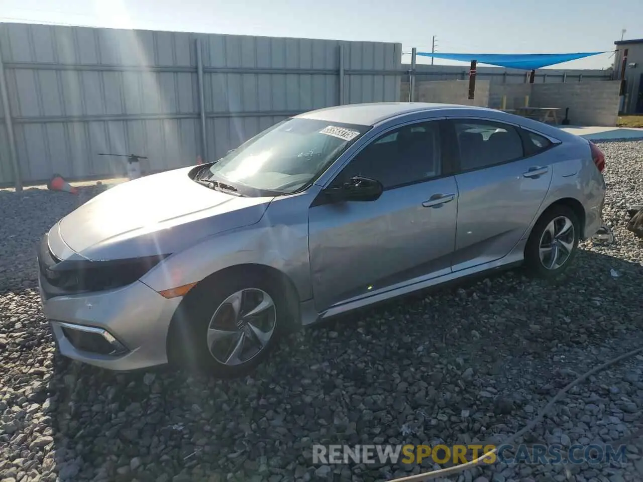 1 Photograph of a damaged car 2HGFC2F66LH579070 HONDA CIVIC 2020