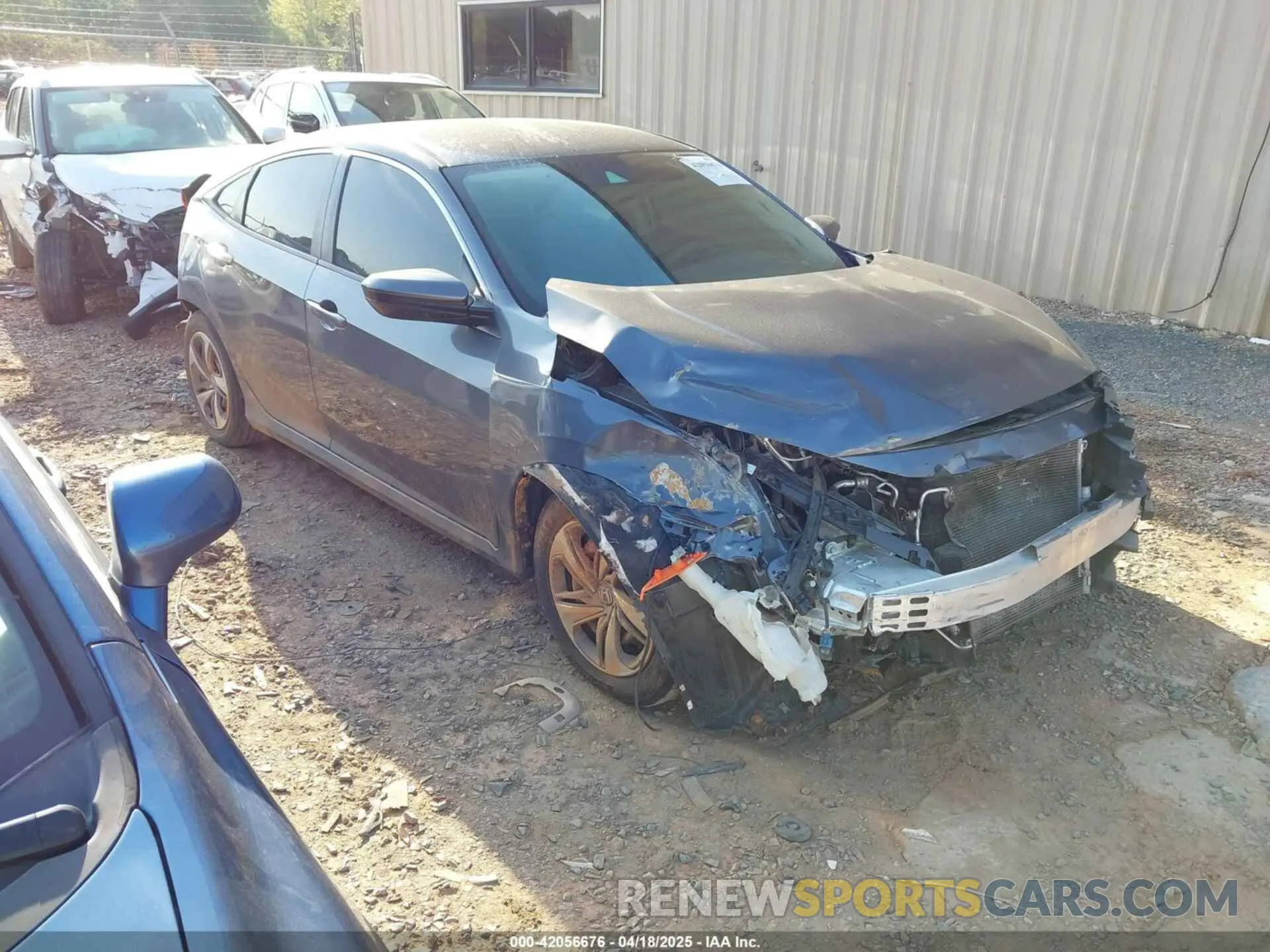 1 Photograph of a damaged car 2HGFC2F67LH534381 HONDA CIVIC 2020
