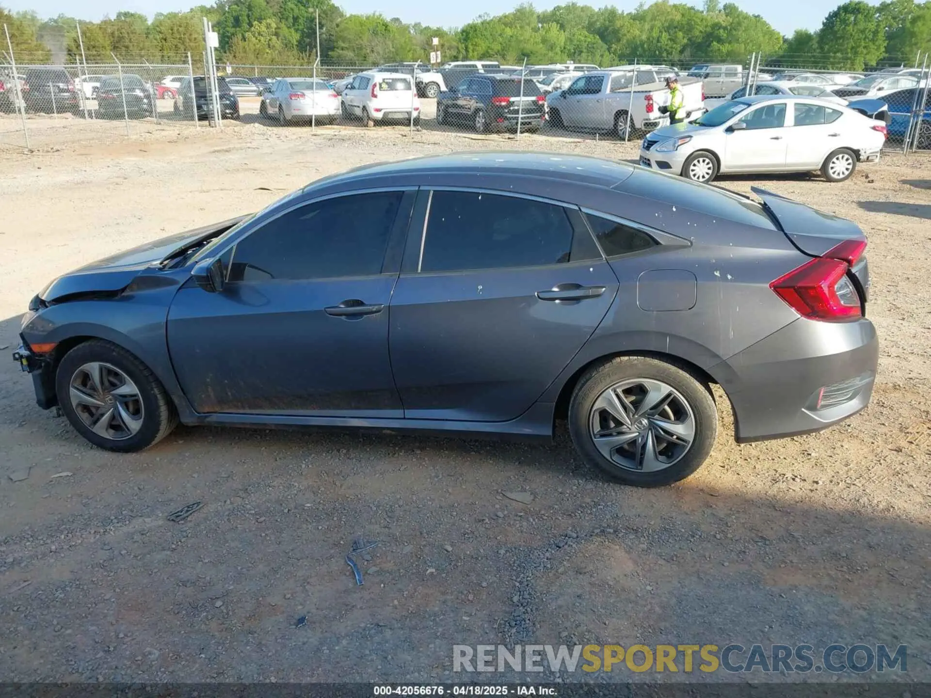 15 Photograph of a damaged car 2HGFC2F67LH534381 HONDA CIVIC 2020