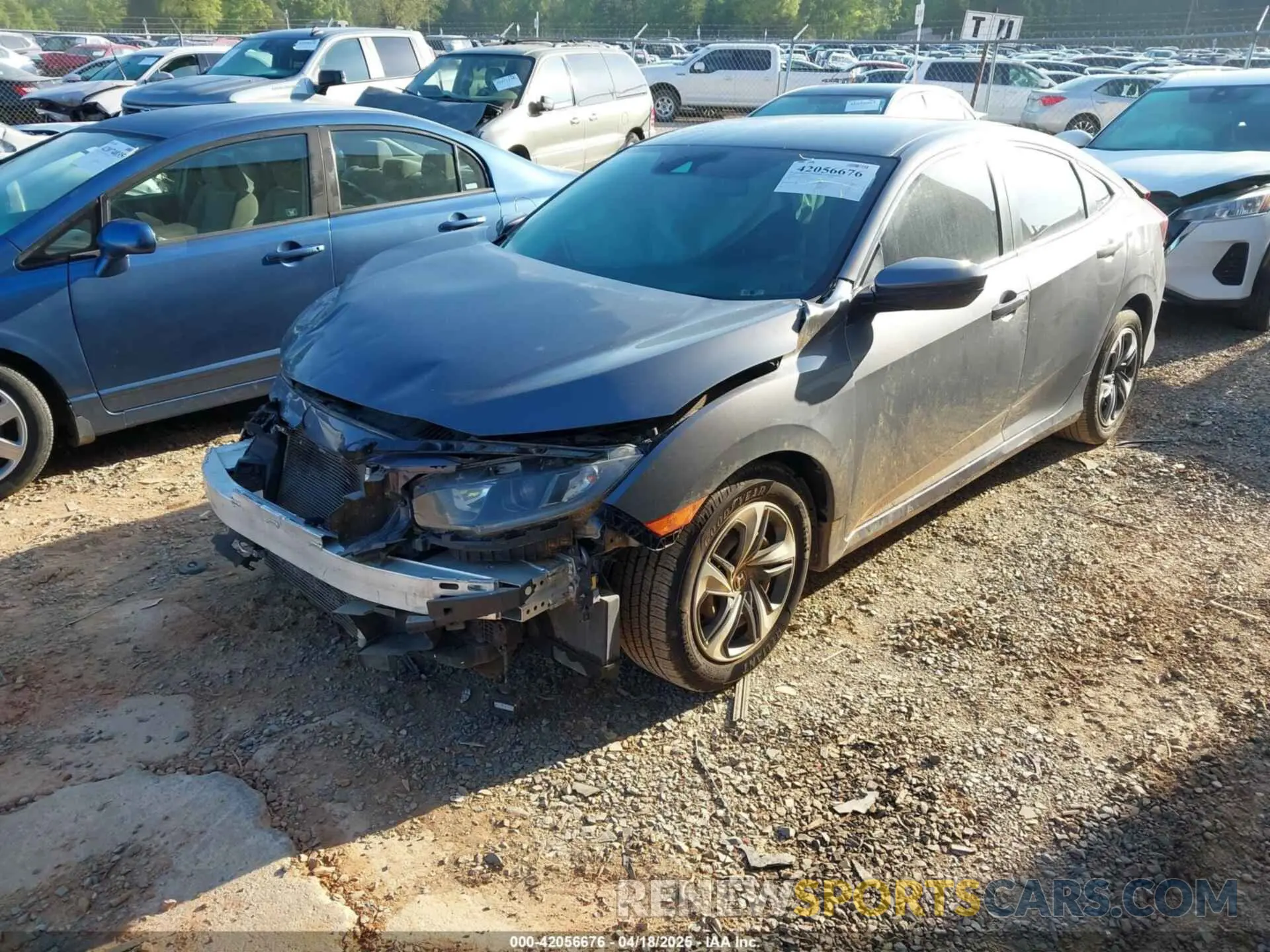 6 Photograph of a damaged car 2HGFC2F67LH534381 HONDA CIVIC 2020