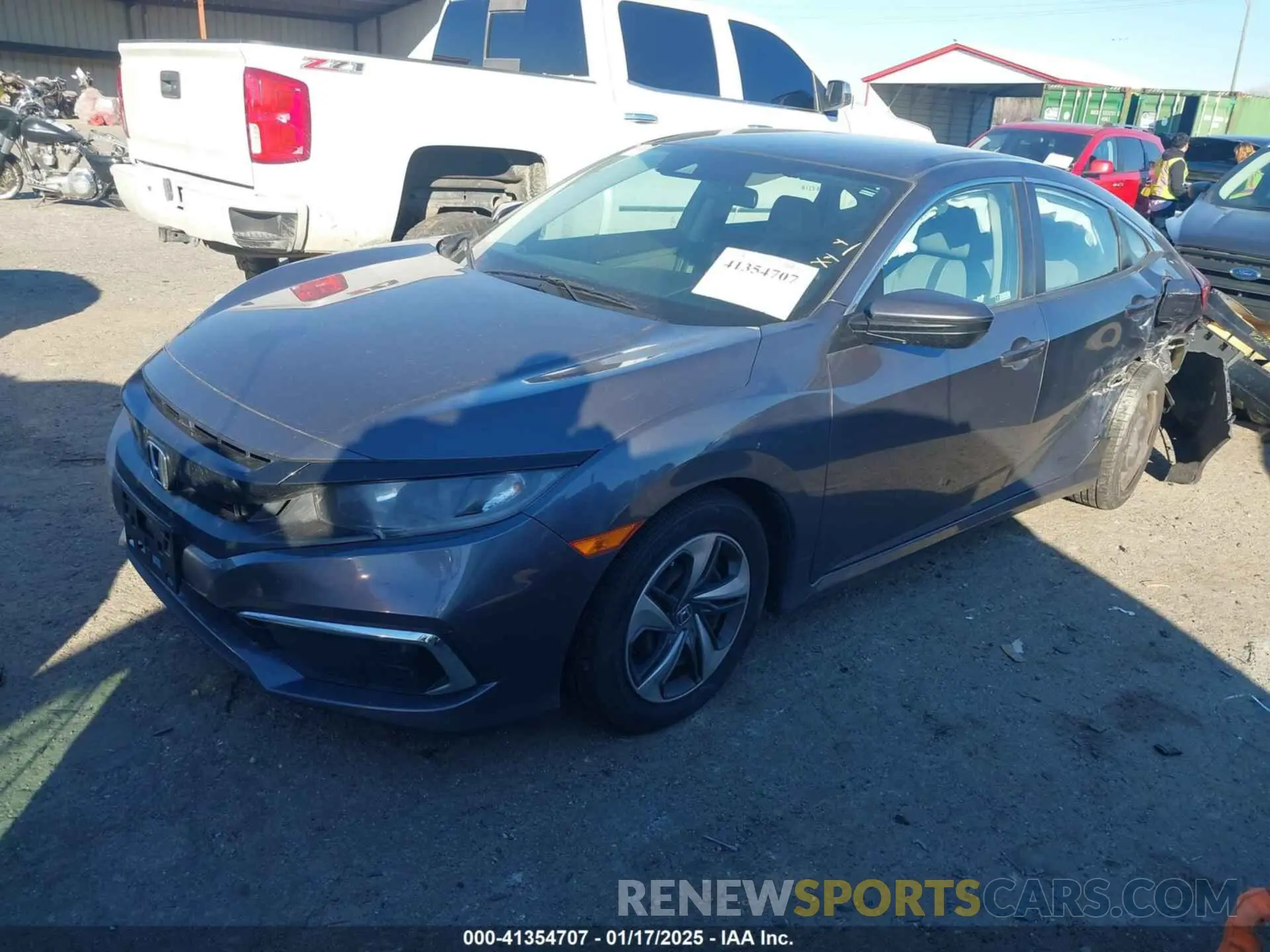 2 Photograph of a damaged car 2HGFC2F67LH543405 HONDA CIVIC 2020