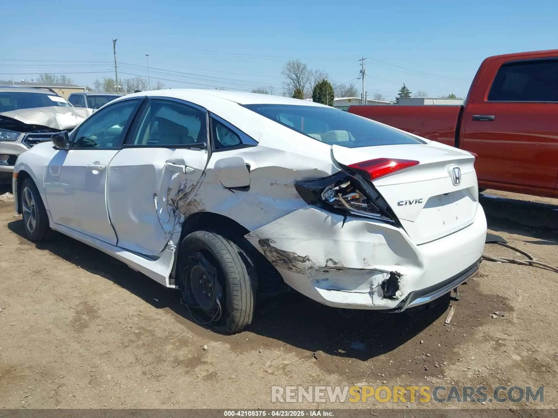 3 Photograph of a damaged car 2HGFC2F67LH548152 HONDA CIVIC 2020