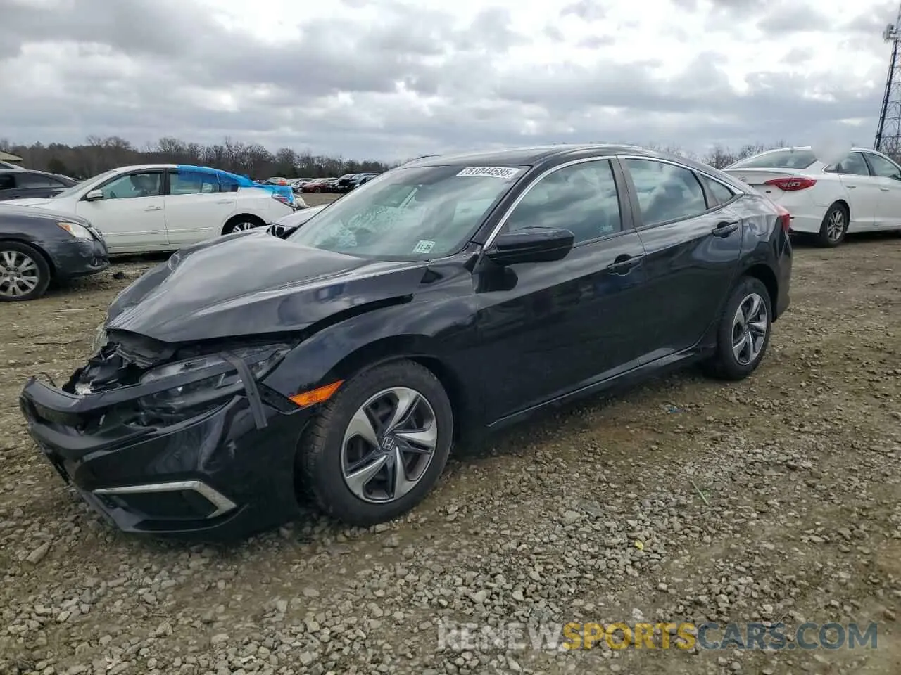1 Photograph of a damaged car 2HGFC2F67LH564920 HONDA CIVIC 2020