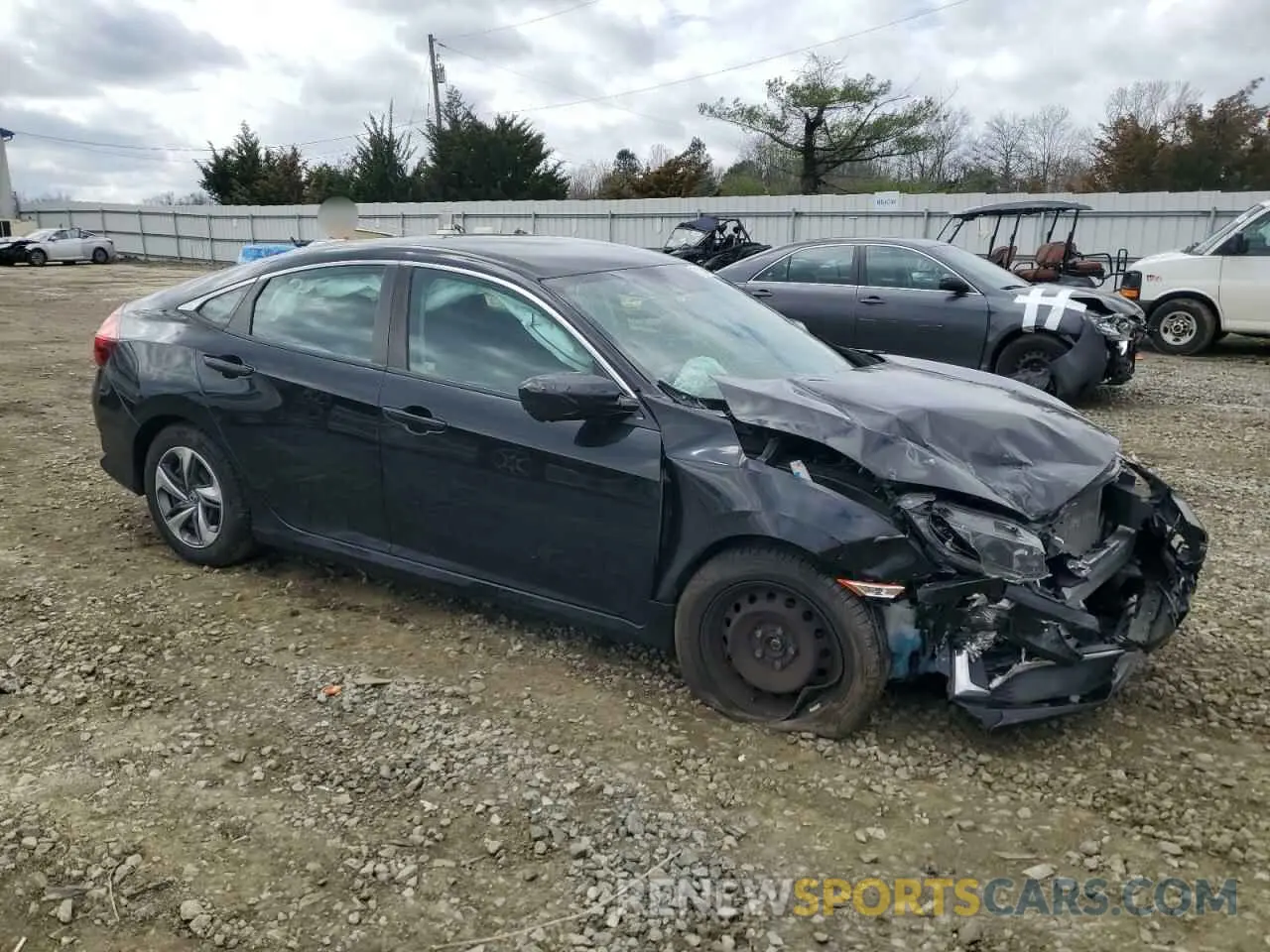 4 Photograph of a damaged car 2HGFC2F67LH564920 HONDA CIVIC 2020