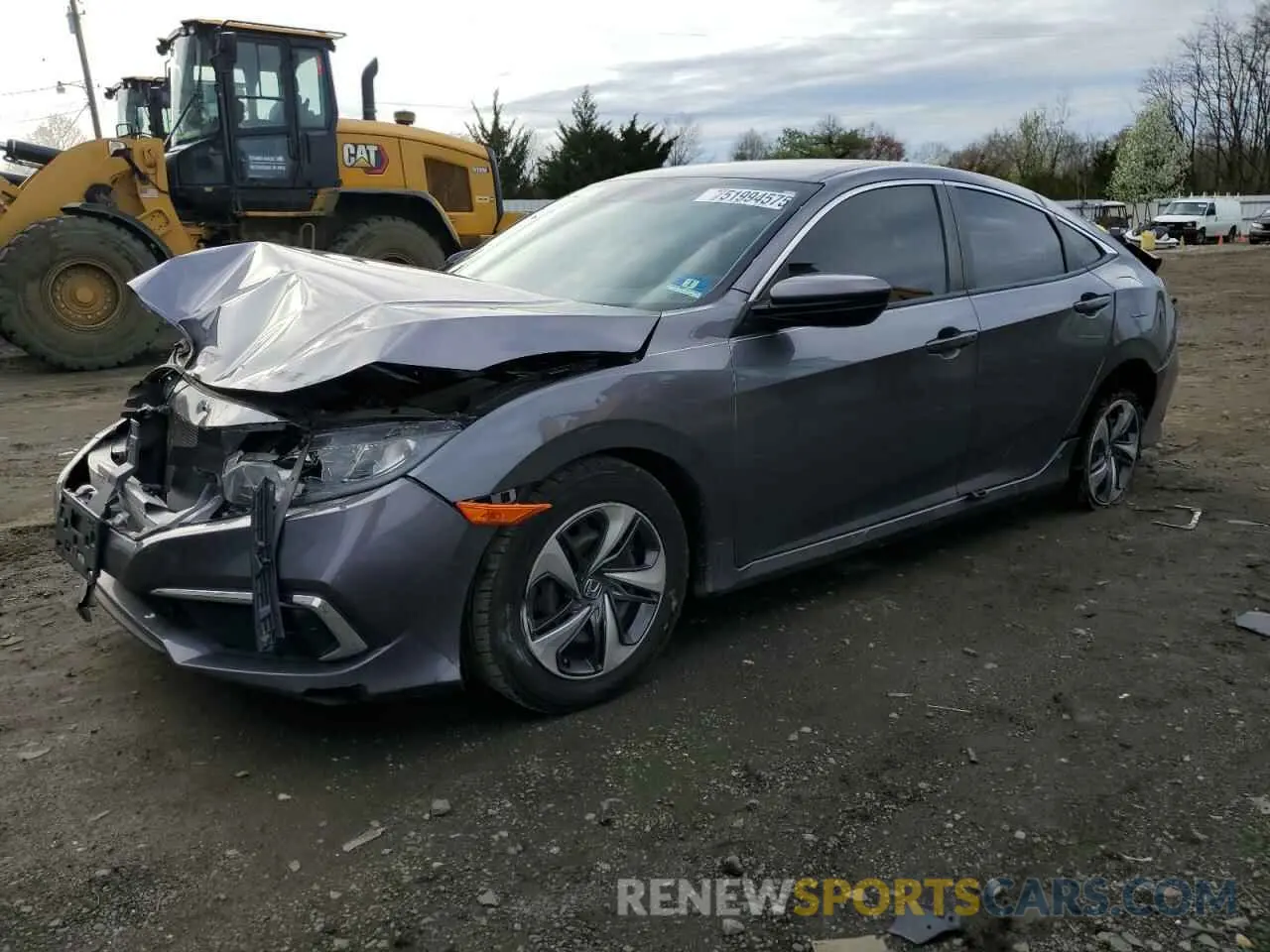 1 Photograph of a damaged car 2HGFC2F68LH510946 HONDA CIVIC 2020
