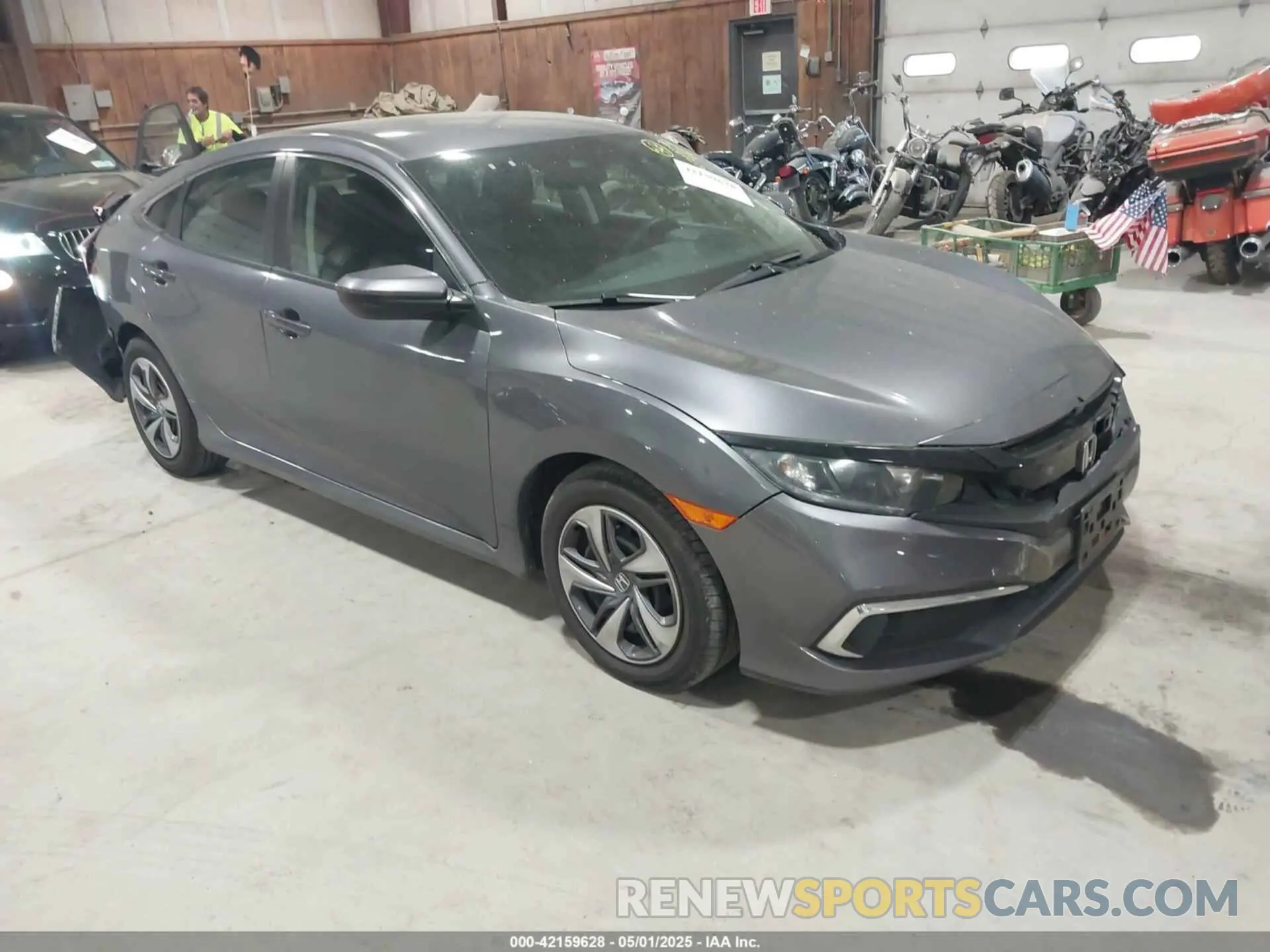 1 Photograph of a damaged car 2HGFC2F68LH512583 HONDA CIVIC 2020