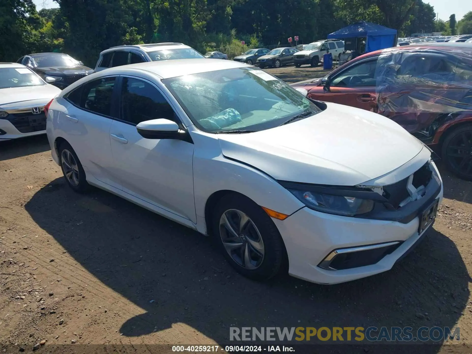 1 Photograph of a damaged car 2HGFC2F68LH528718 HONDA CIVIC 2020