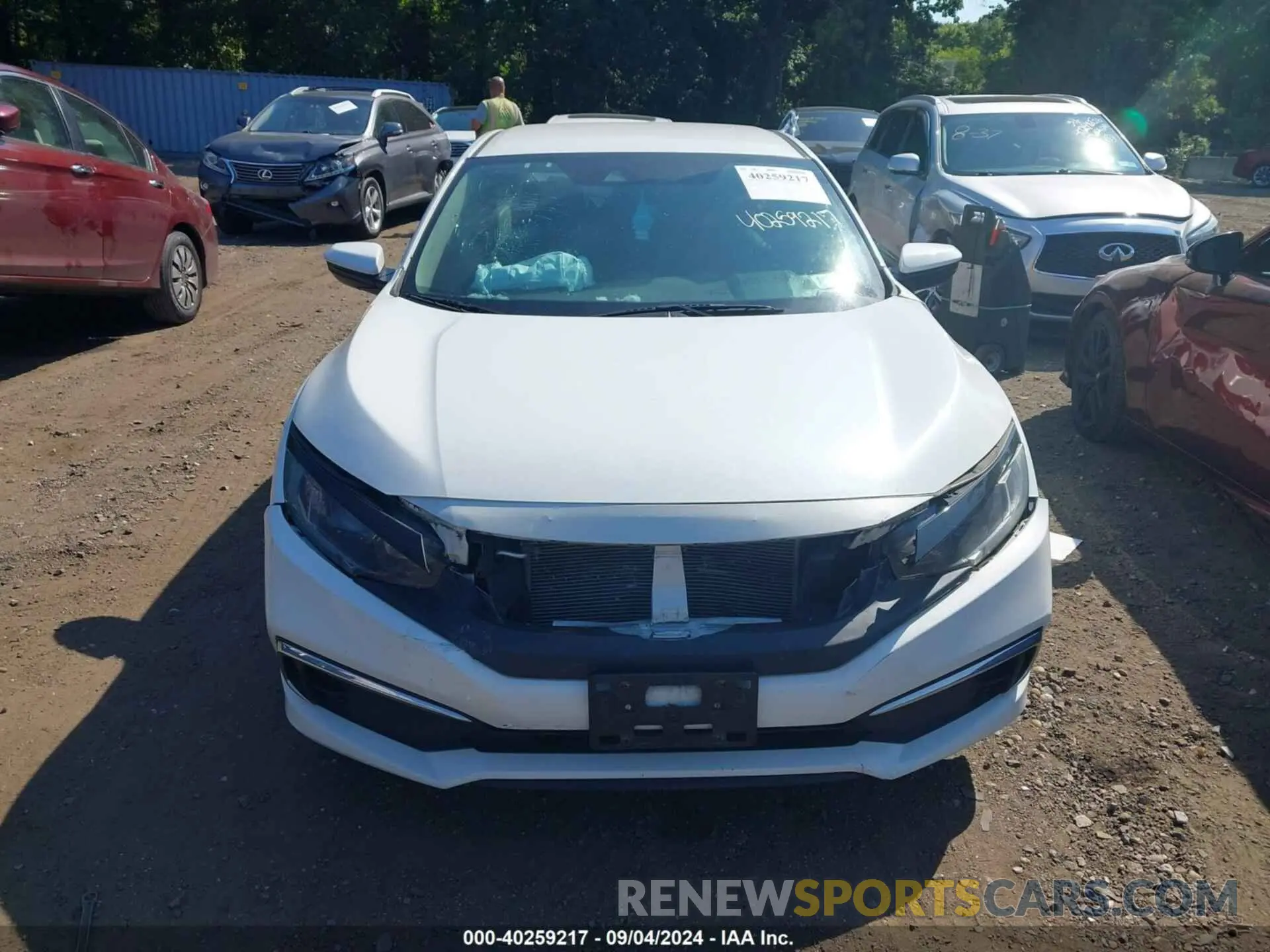 12 Photograph of a damaged car 2HGFC2F68LH528718 HONDA CIVIC 2020