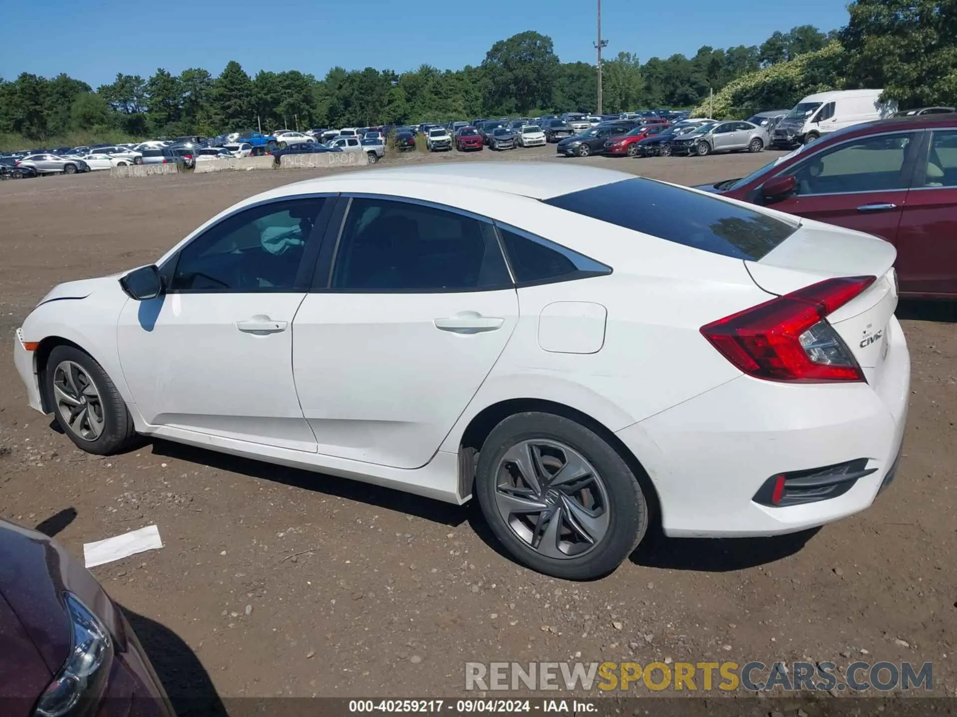 14 Photograph of a damaged car 2HGFC2F68LH528718 HONDA CIVIC 2020